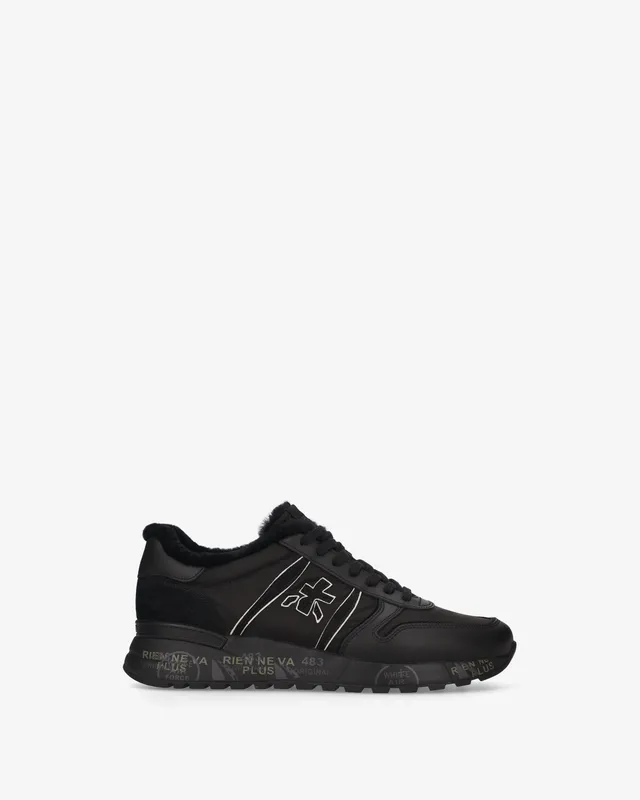 Premiata Lander 8655M sneakers cuir homme fourrure