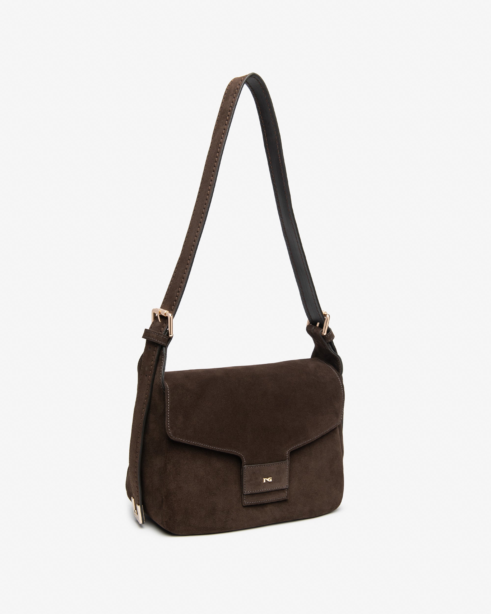 Nero Giardini Bags sac épaule daim femme PZ boucles