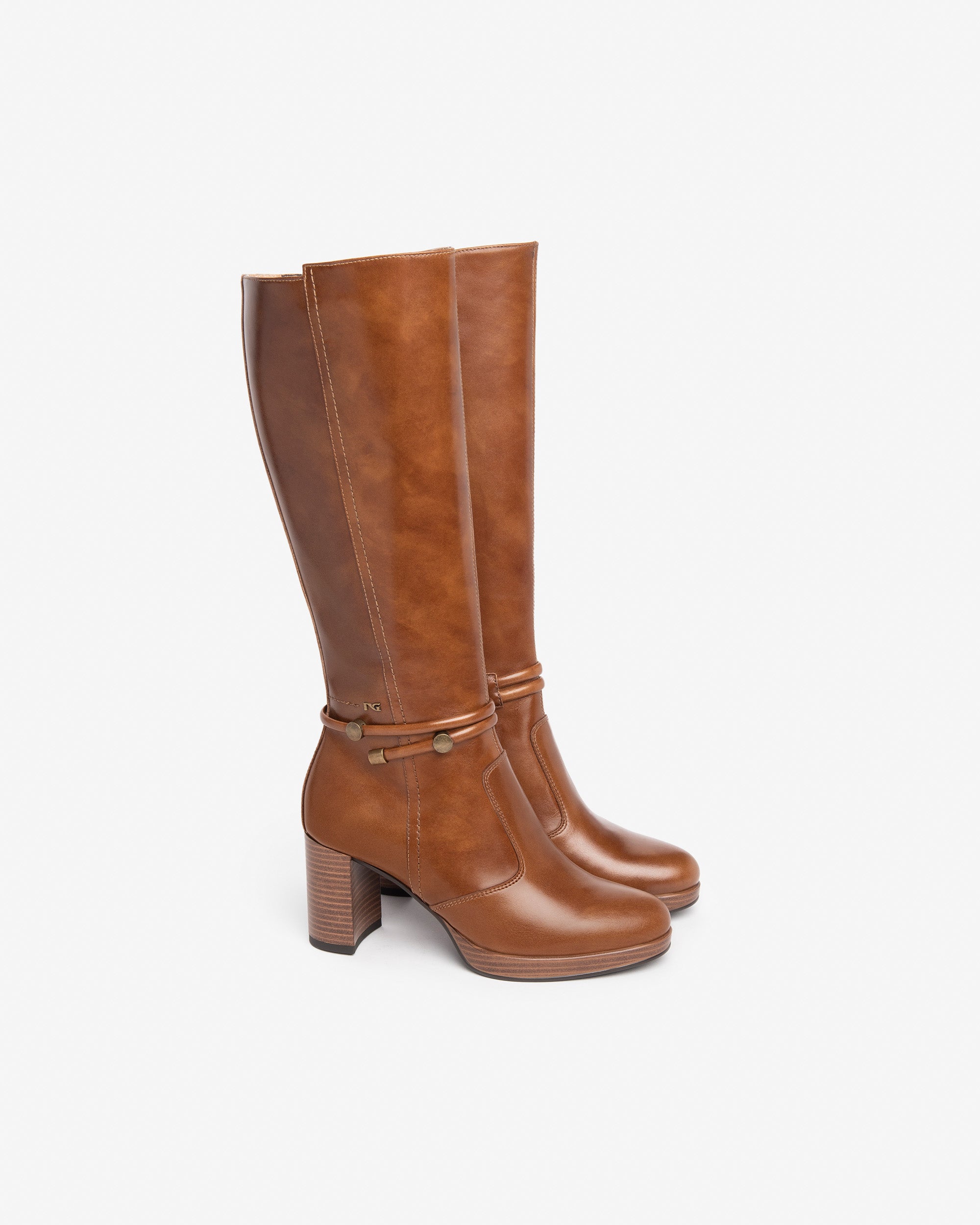 Nero Giardini Boots Bottes Cuir Femme