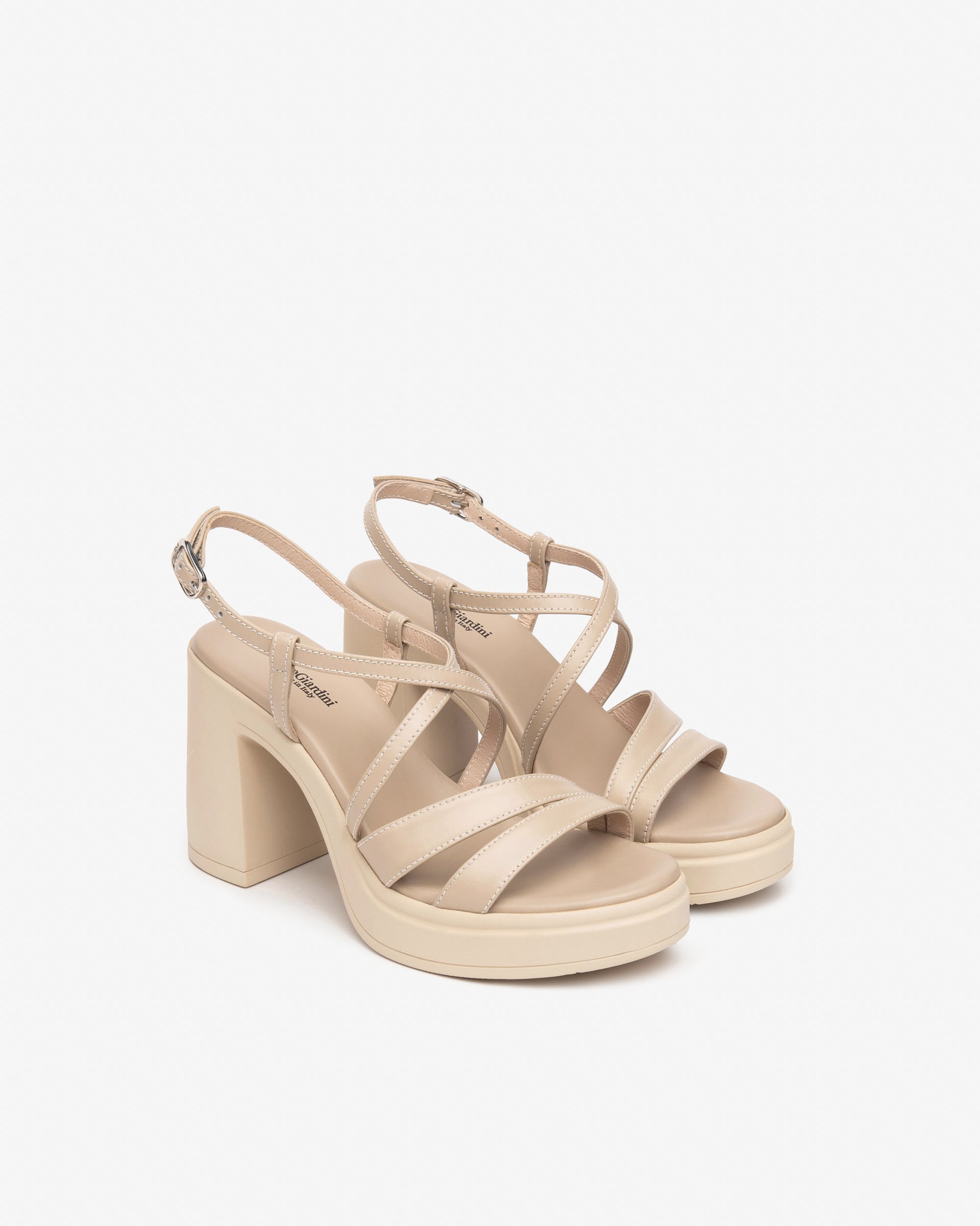 Nero Giardini Sandals Sandales Cuir Femme Italie