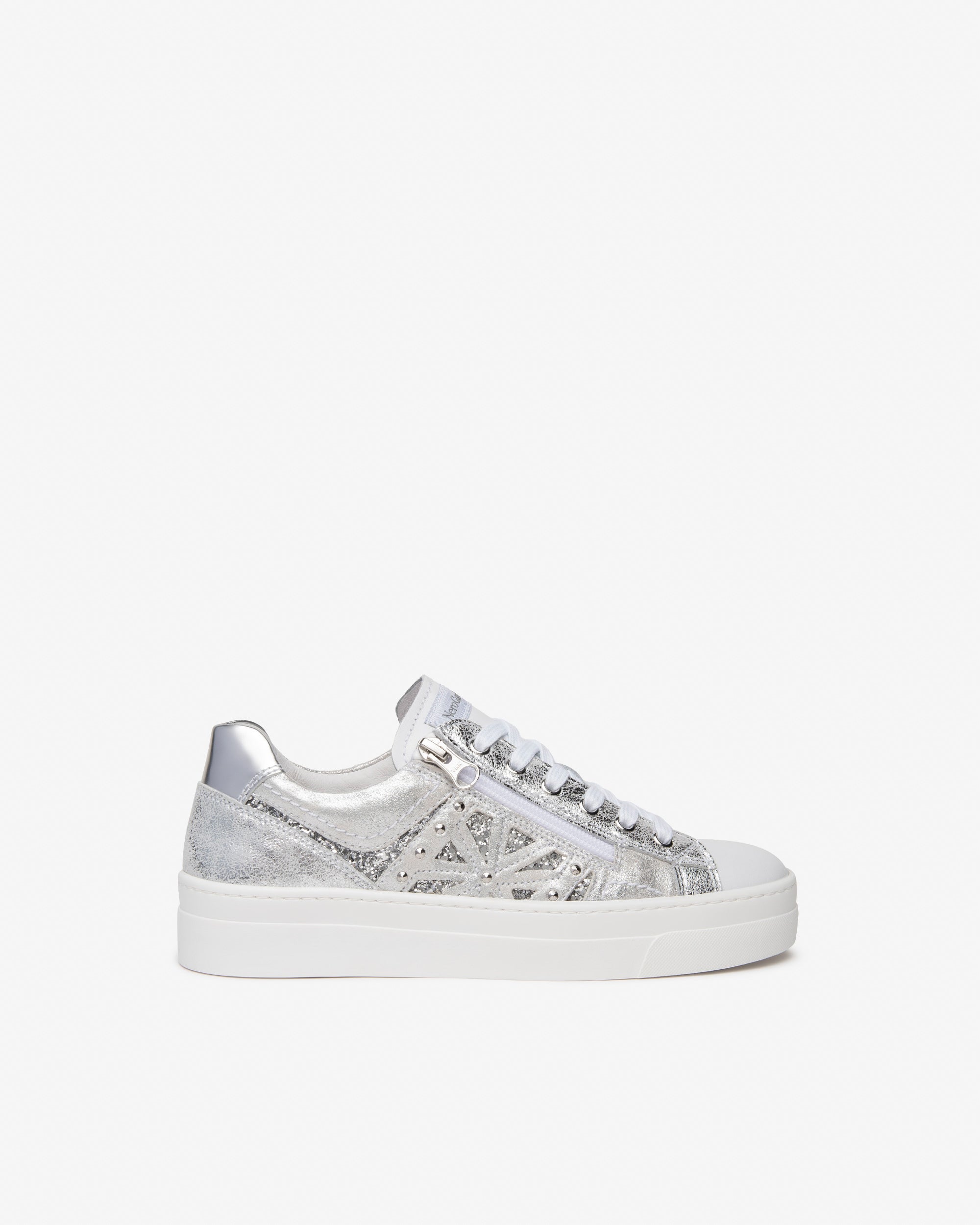 Nero Giardini Sneakers baskets cuir femme tissu technique