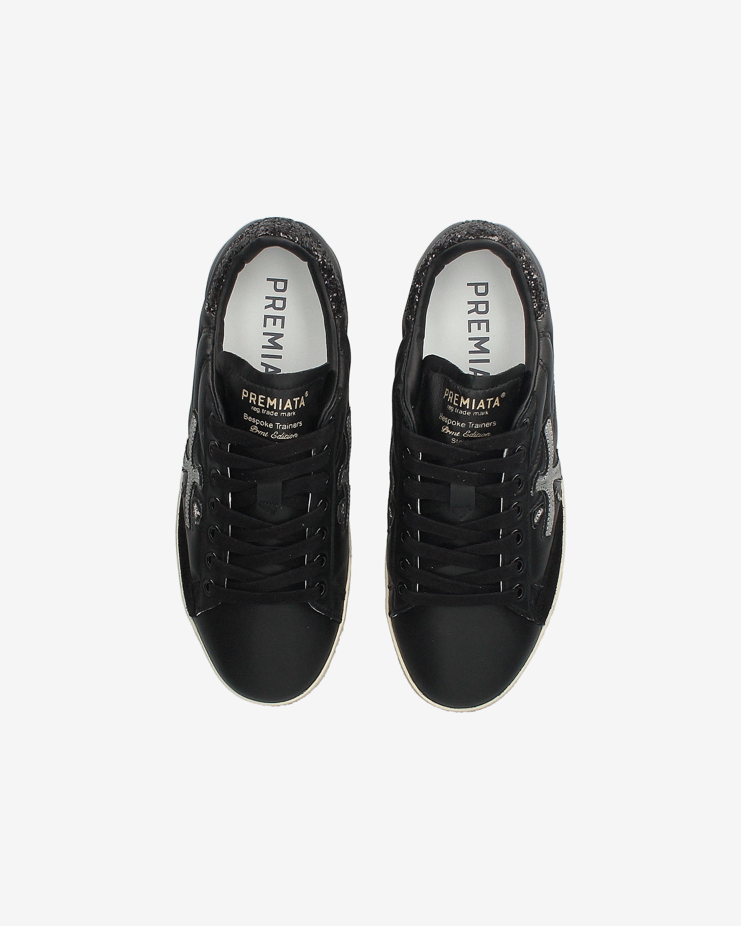 Premiata Stevend 7614 baskets femme noir argent