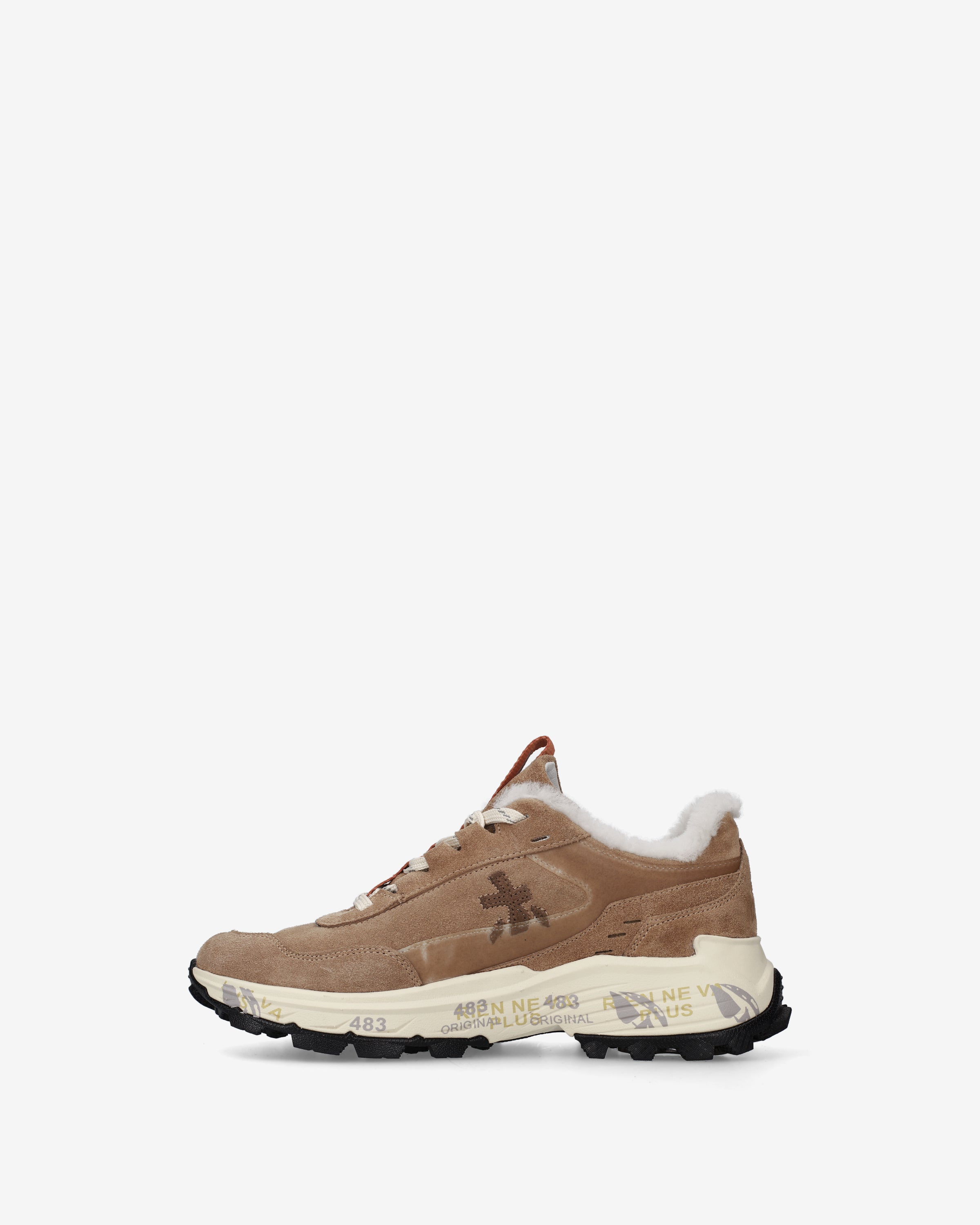 Premiata Devind 506M sneakers daim beige fourrées