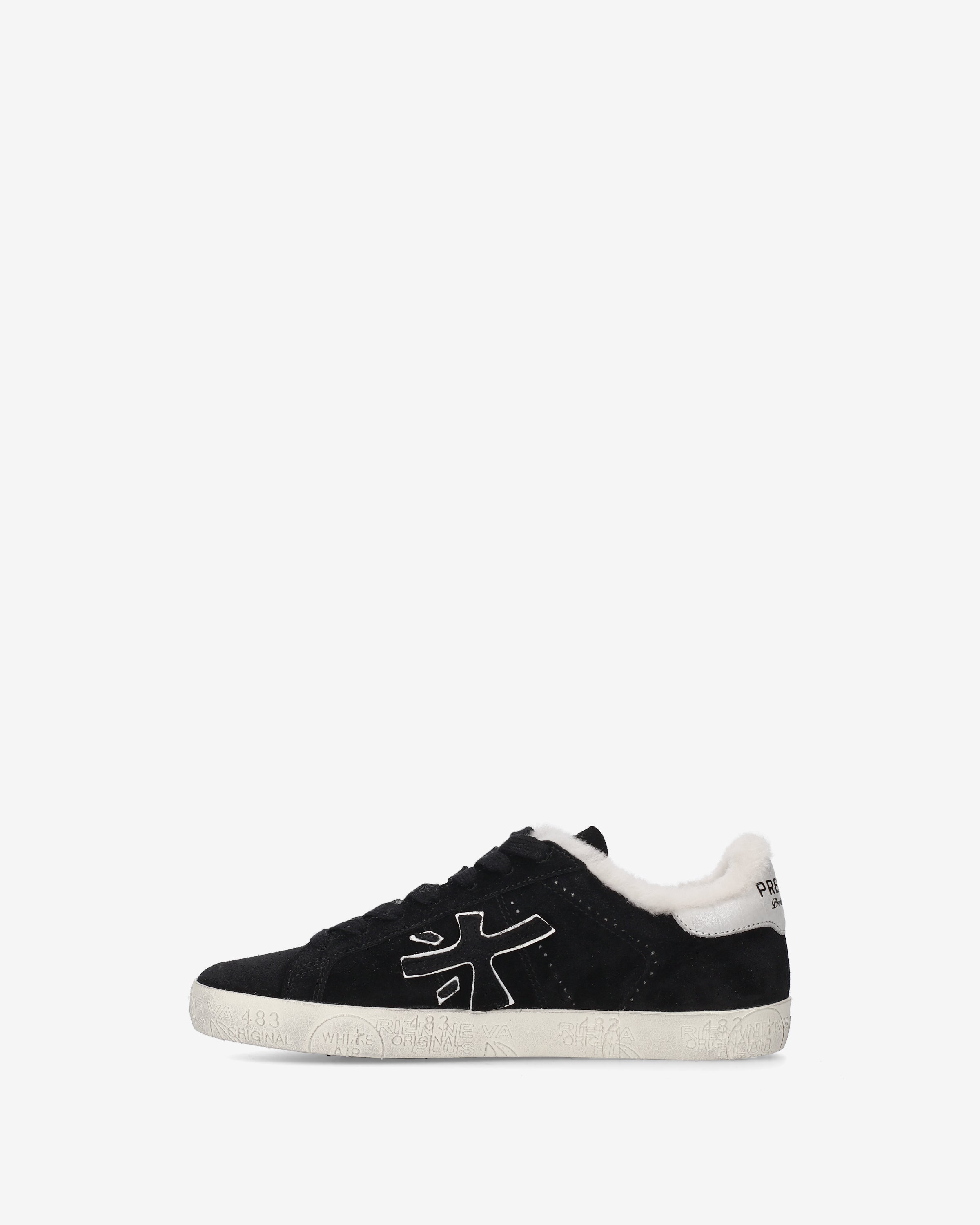 Premiata Stevend 8487m baskets daim femme noir