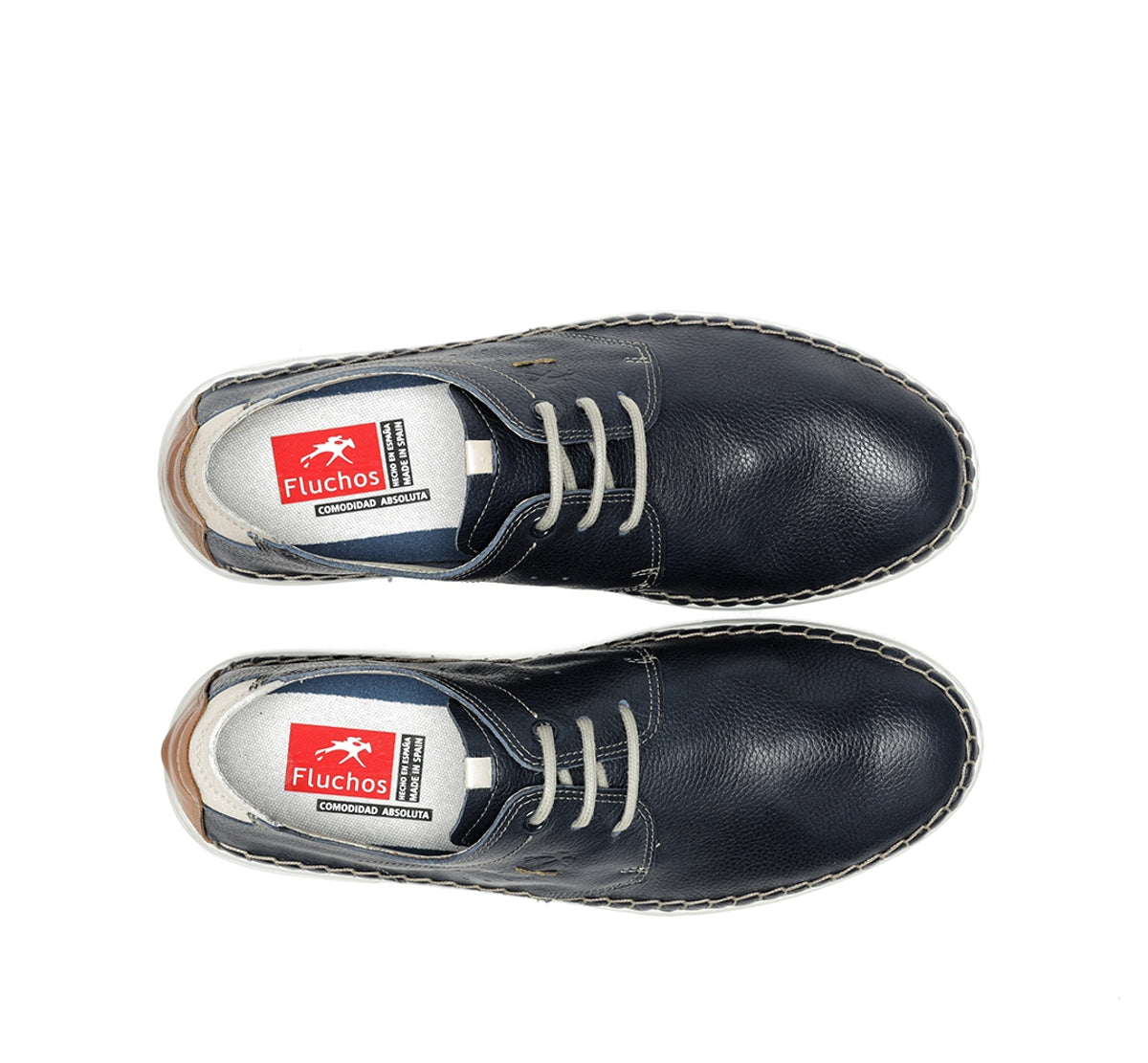 Fluchos Lester F1715 chaussures homme bleu sport