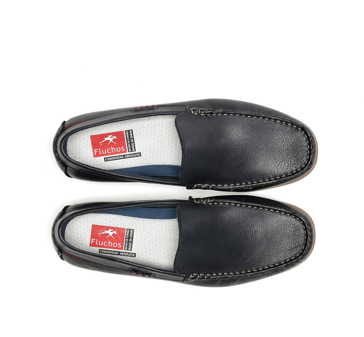 Fluchos Troy F1729 mocassin homme bleu léger polyvalent