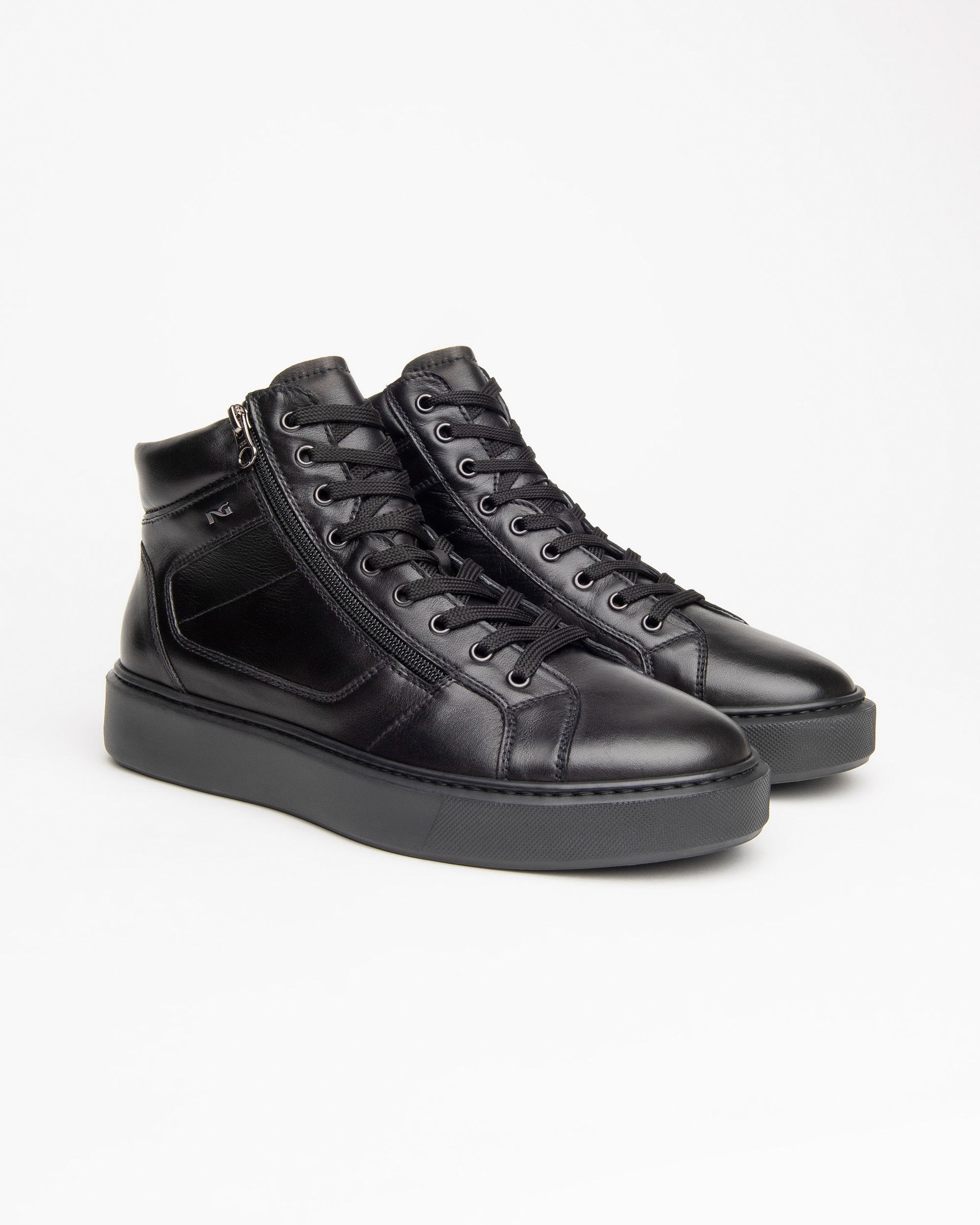 Nero Giardini Sneakers Baskets Montantes Cuir Homme 43