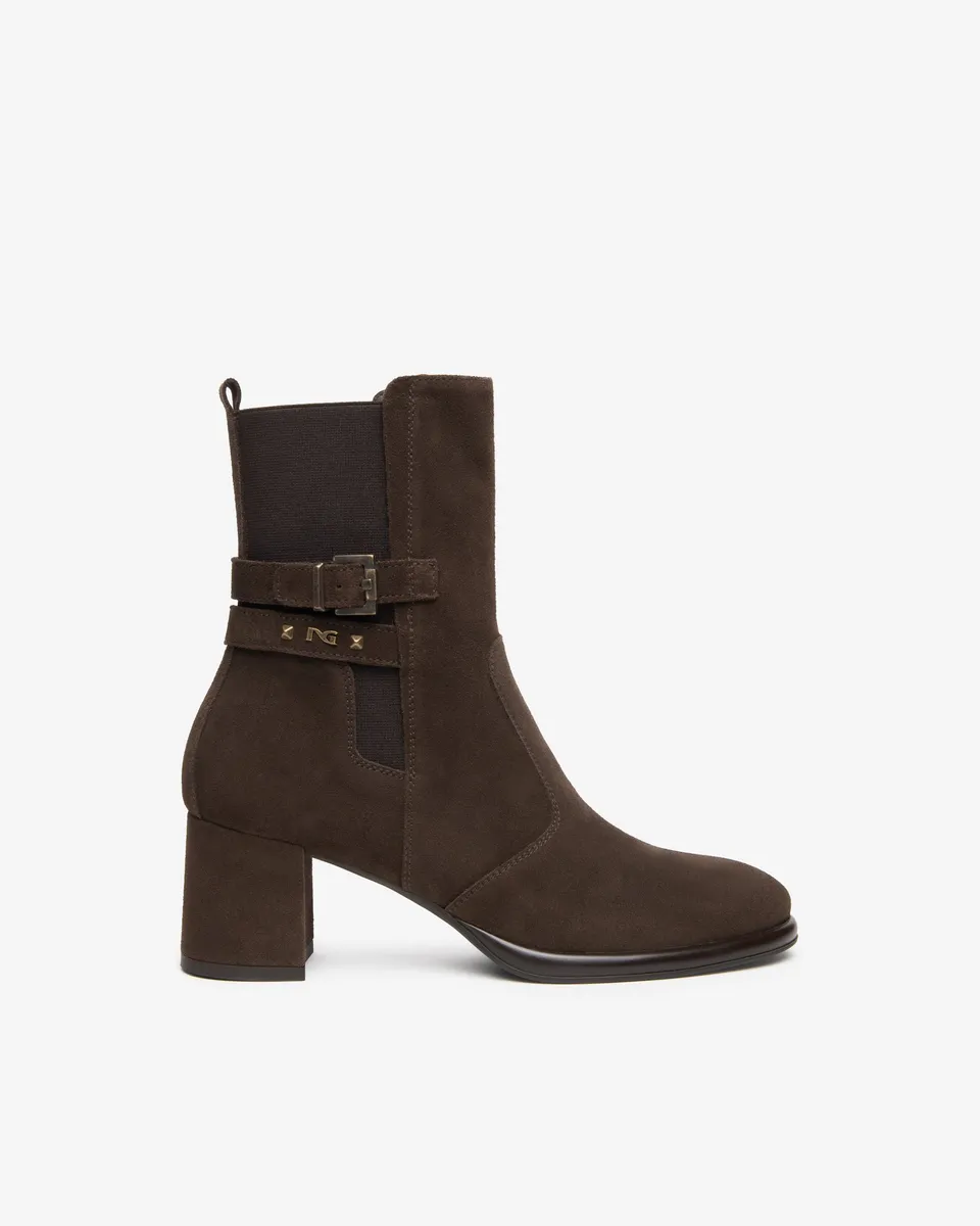 Nero Giardini Ankle Booties bottines daim femme talon 6 cm