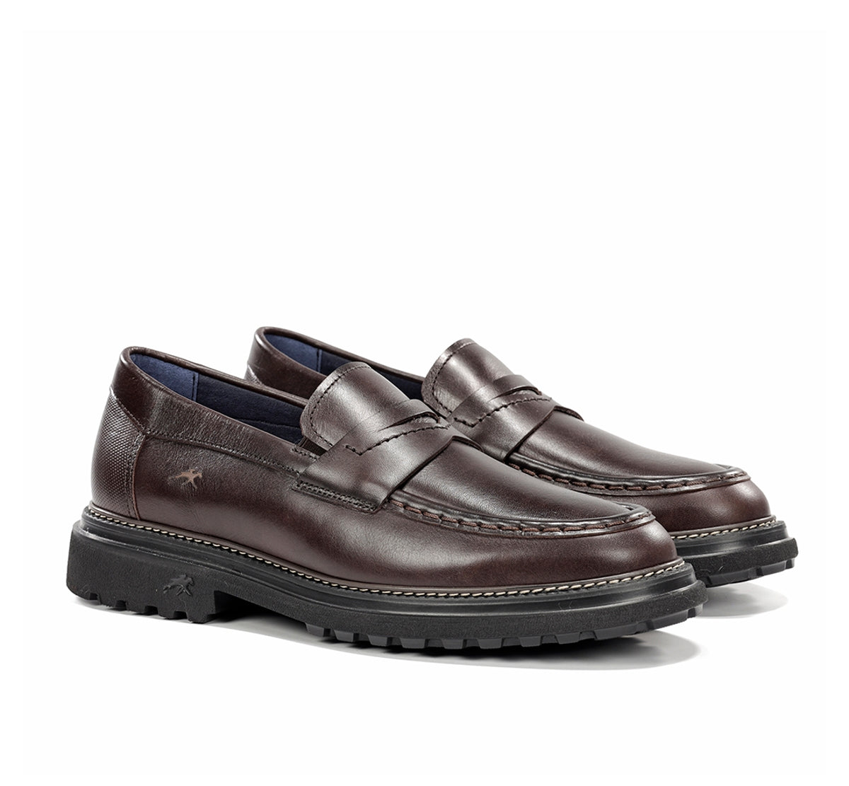 Fluchos Lincon F2058 mocassin marron homme cuir