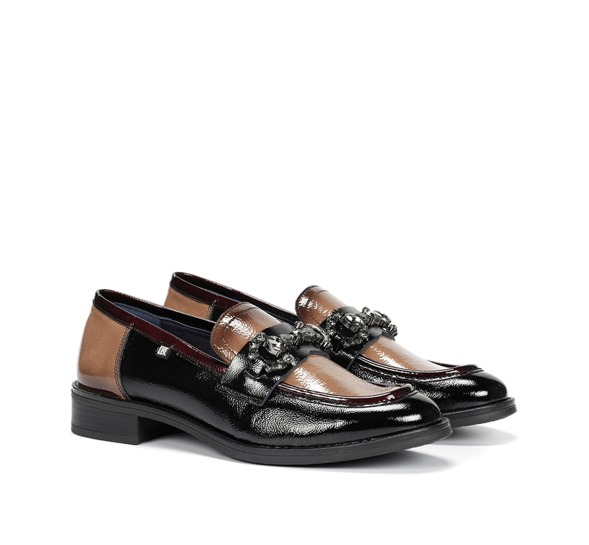 Dorking by Fluchos Harvard D9118 mocassins femme noir