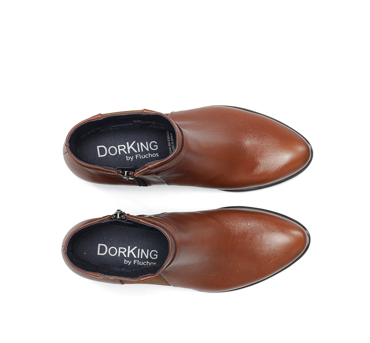 Dorking by Fluchos Alegria D7232 bottine marron fermeture éclair