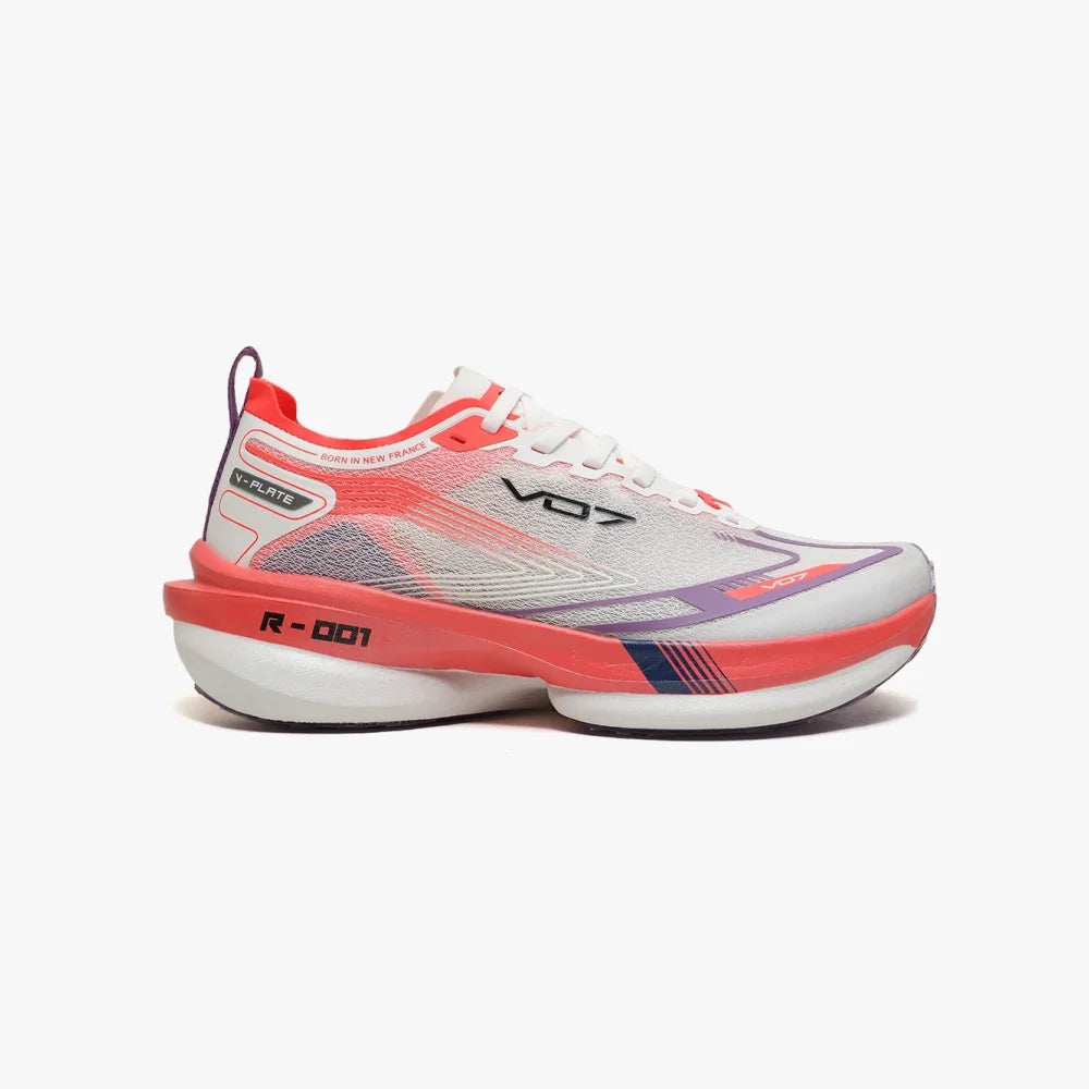 VO7 Sport V Run 92 running blanc corail violet