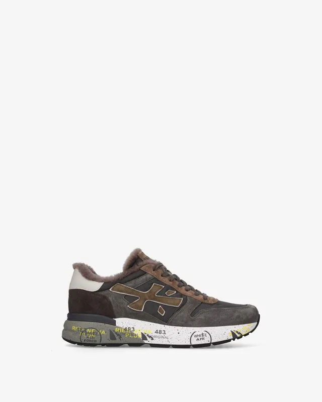 Premiata Mick 8432M Basket Daim Marron Homme