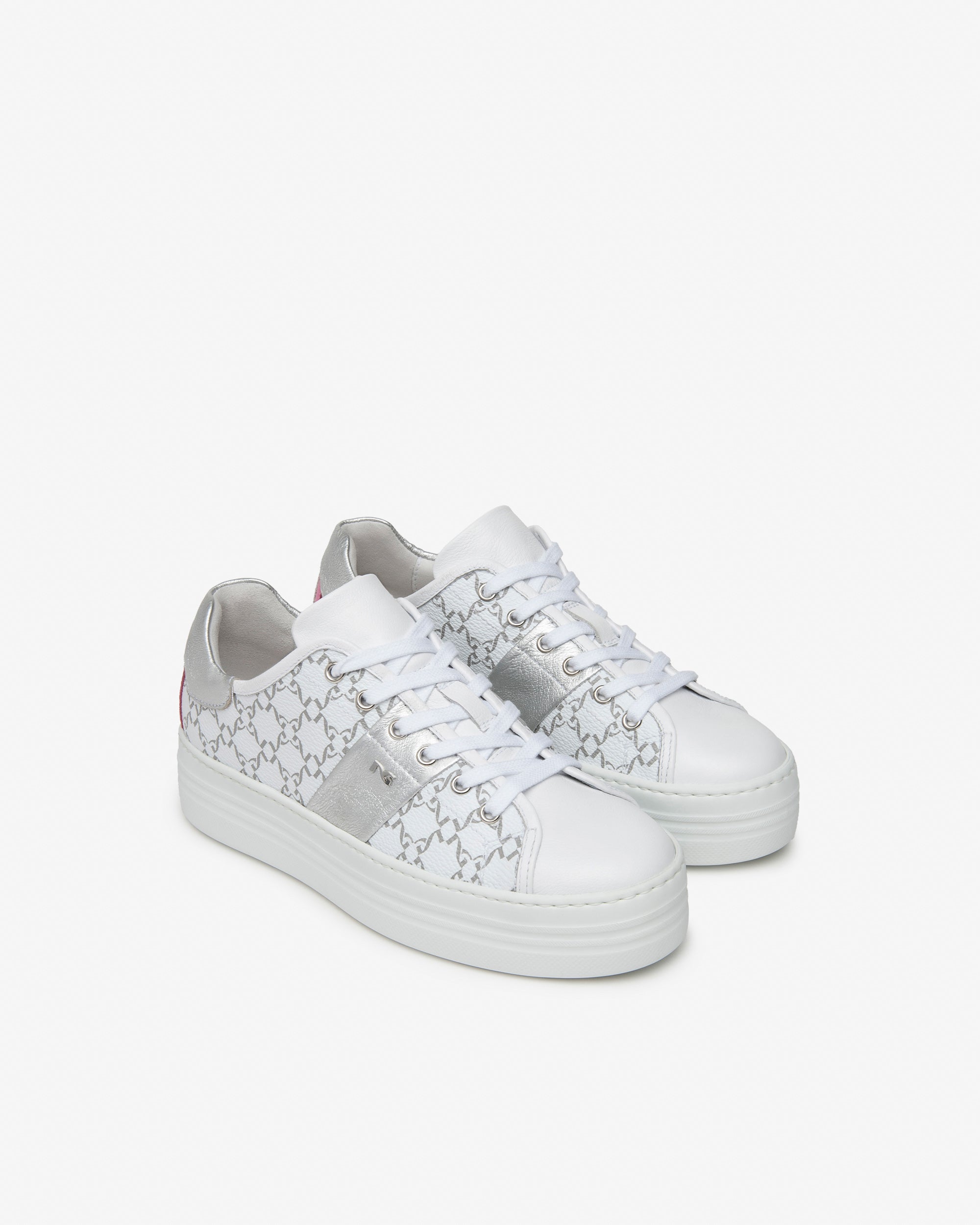 Nero Giardini Sneakers baskets cuir tissu femme été