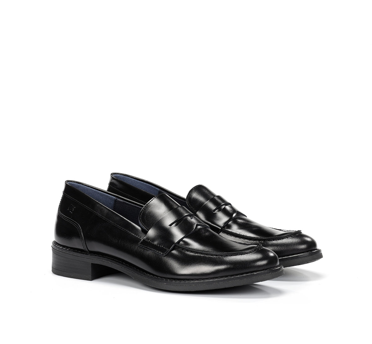 Dorking by Fluchos Harvard D8710 mocassin noir femme cuir