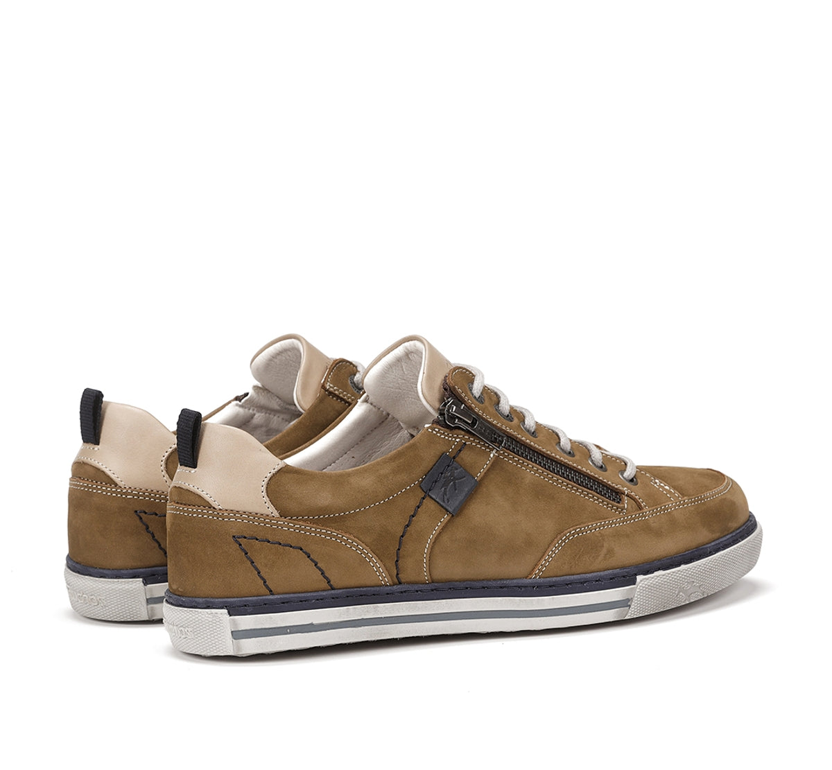 Fluchos Quebec 9376 chaussure sport verte homme cuir