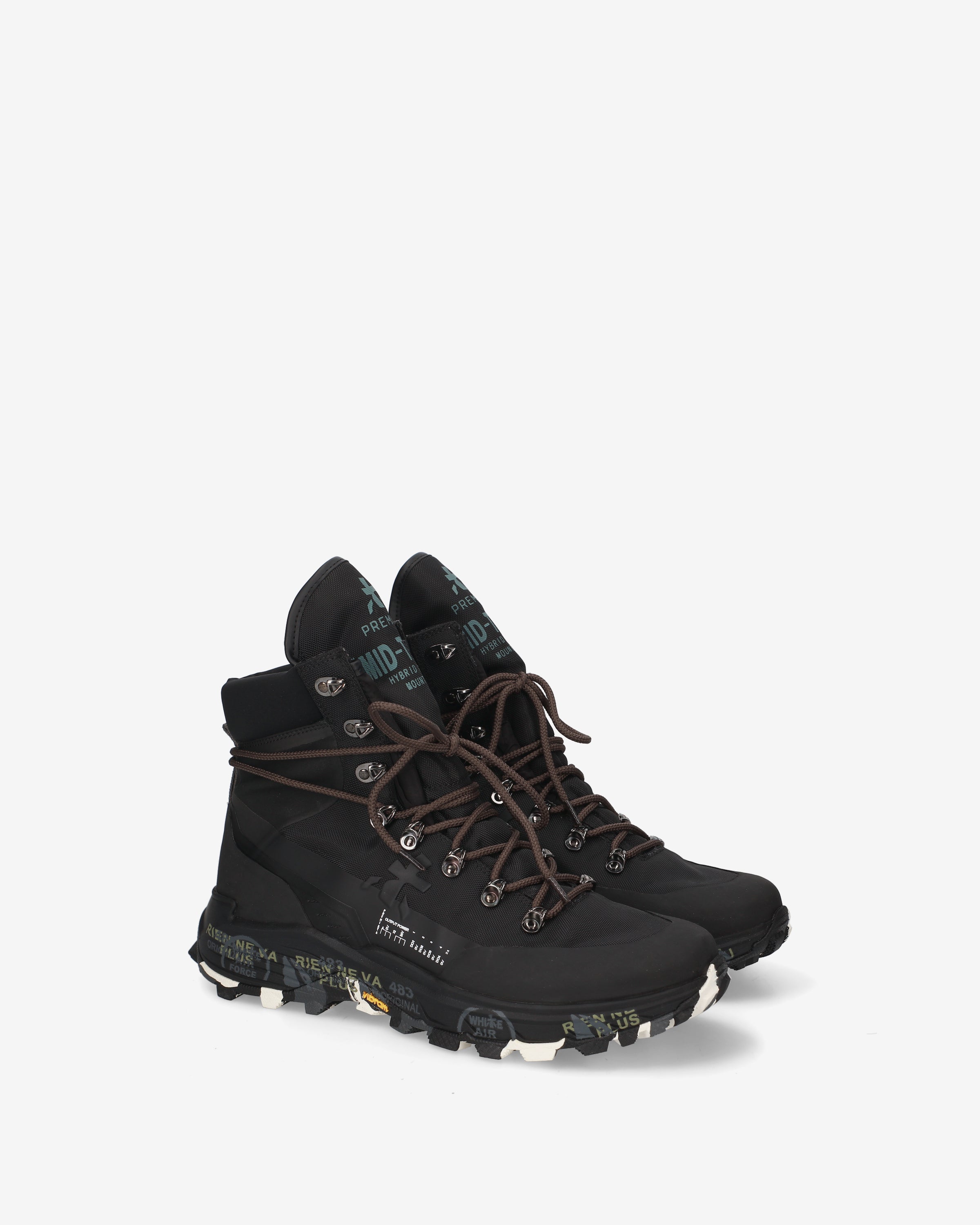 Premiata MidTreck 507 baskets homme noir Vibram