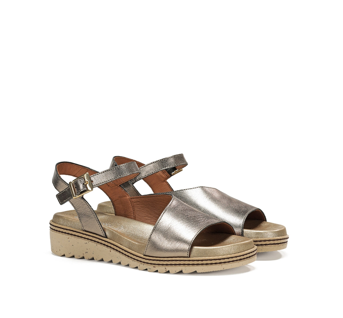 Dorking Espe D8771 sandales argent confort femme