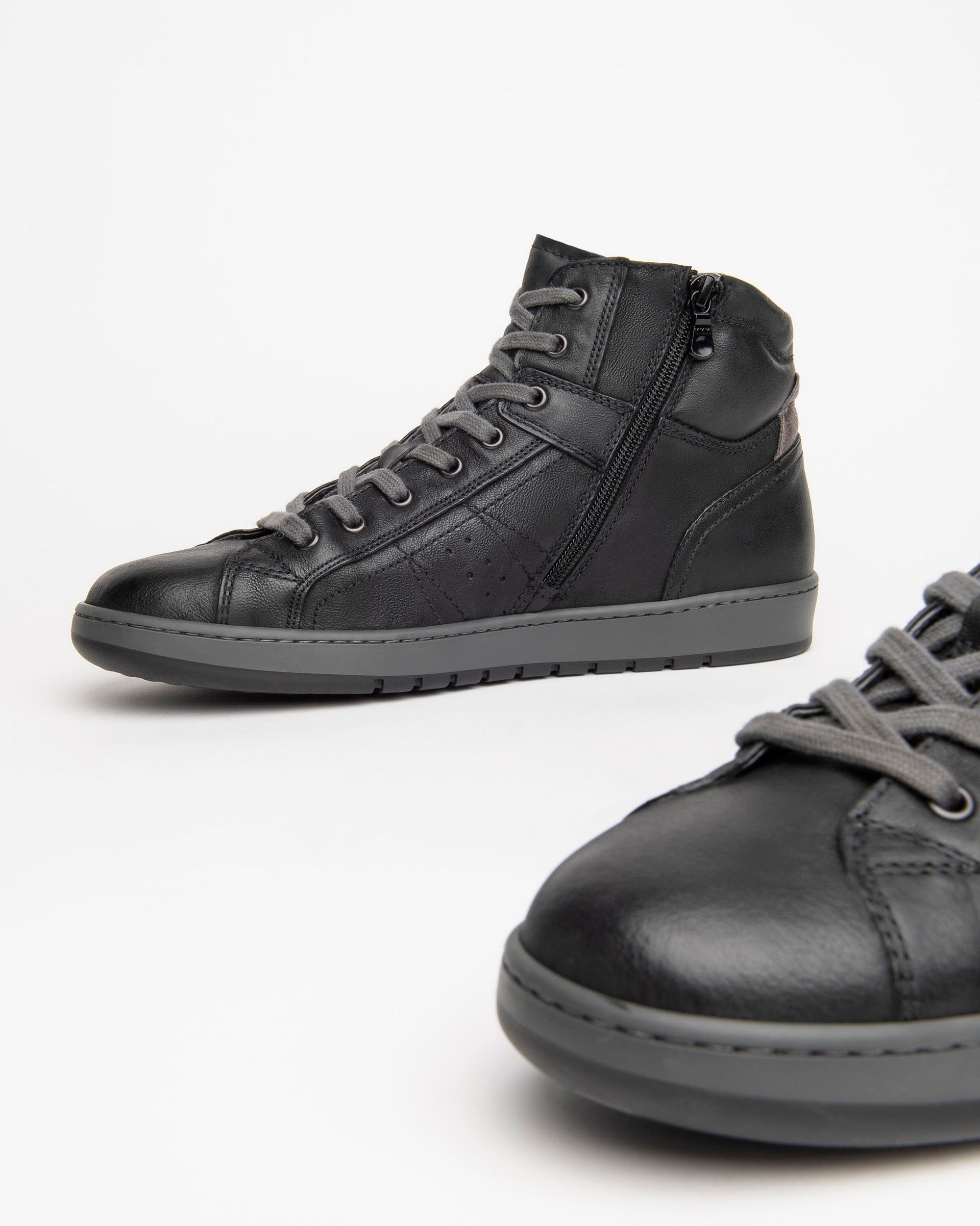 Nero Giardini Sneakers baskets montantes homme cuir