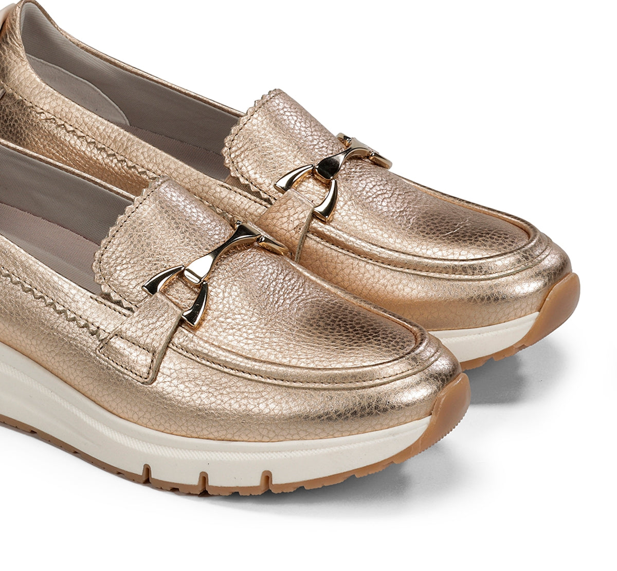 Dorking Serena D9047 mocassin femme doré sport