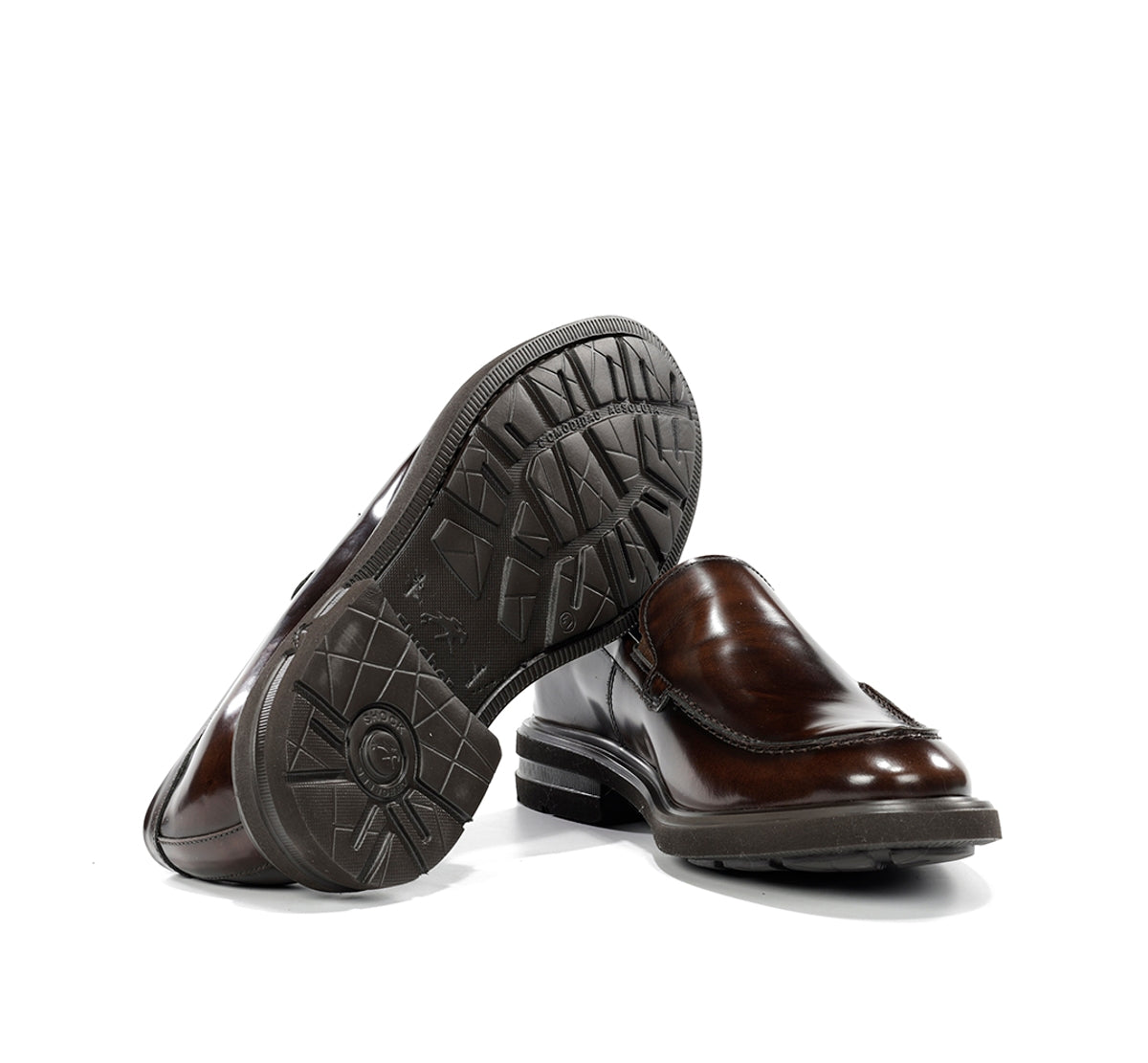 Fluchos Belgas F1223 mocassins homme marron cuir