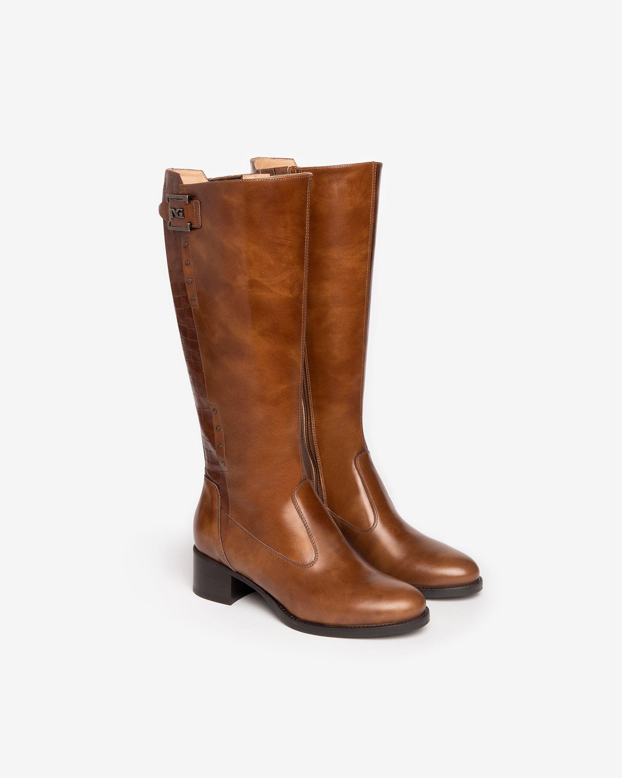 Nero Giardini Boots bottes femme cuir confort hiver