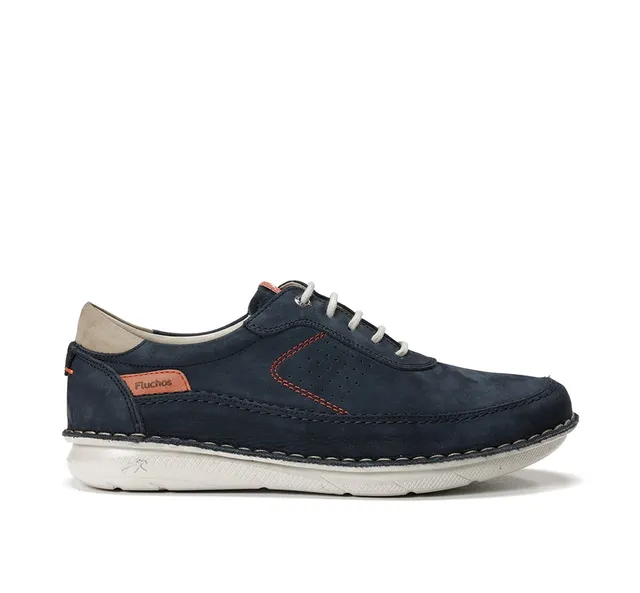 Fluchos Parker F2004 baskets bleu homme forme large