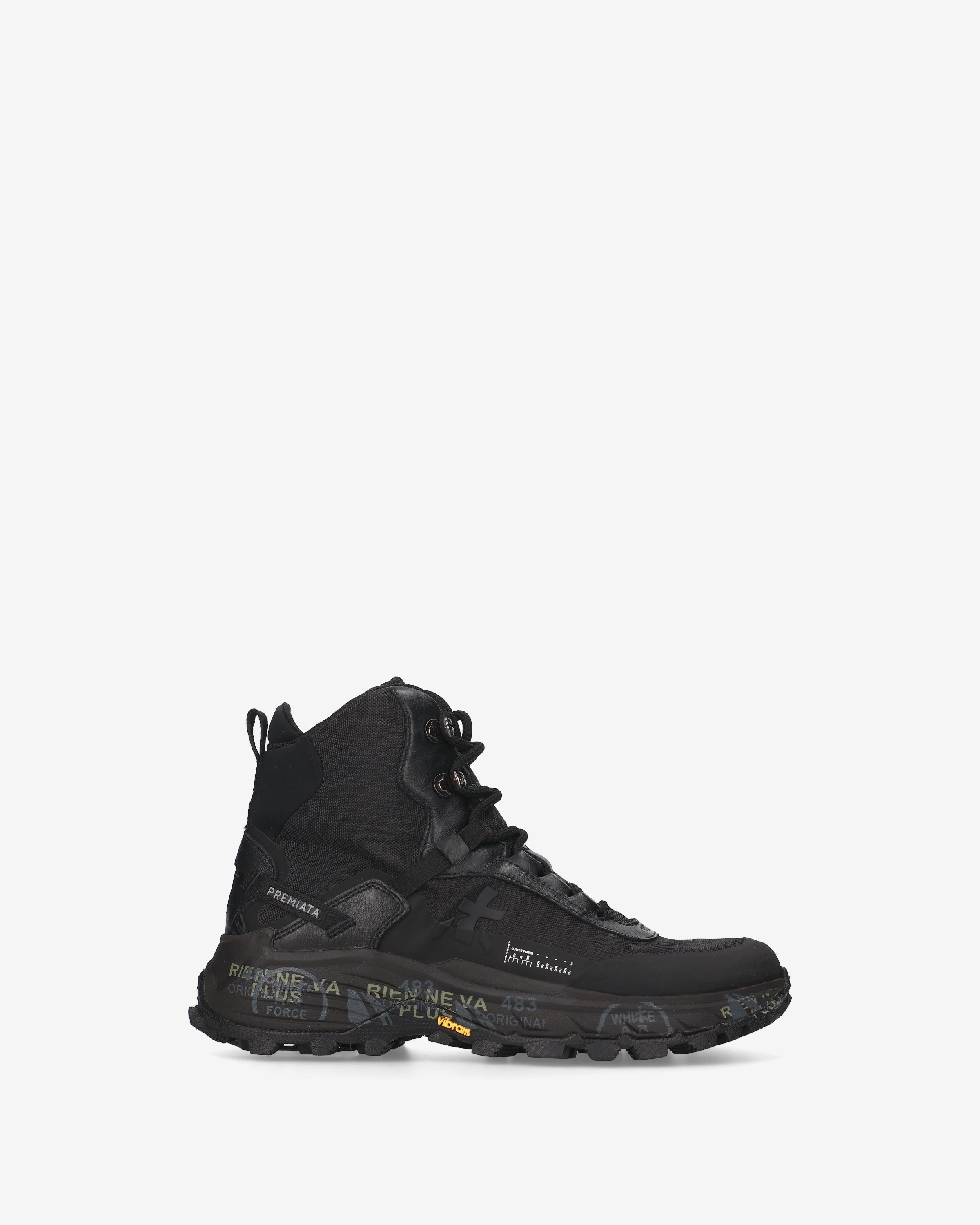 Premiata Trivor 509 baskets homme noir Vibram