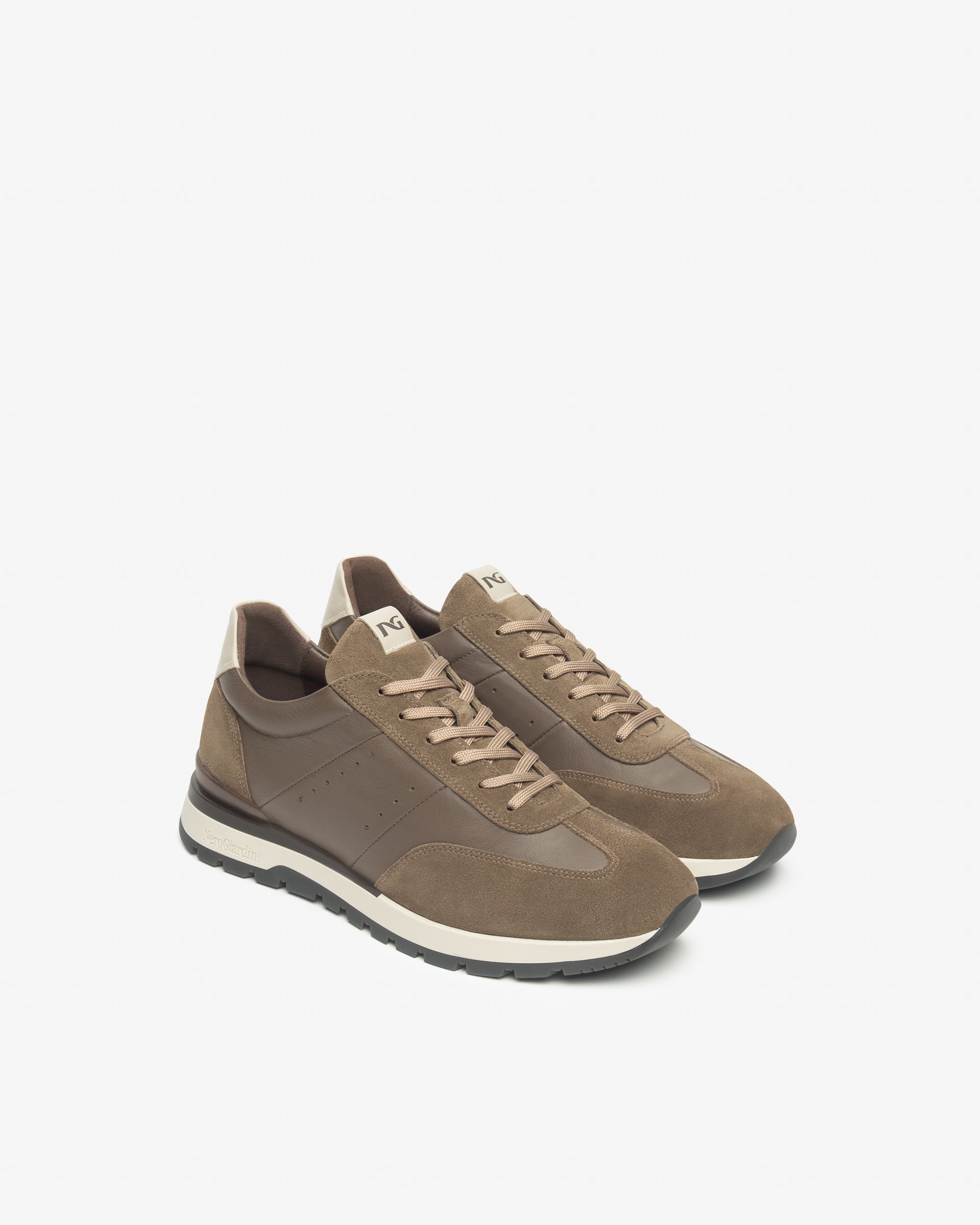 Nero Giardini Sneakers baskets homme cuir daim memory 39-46