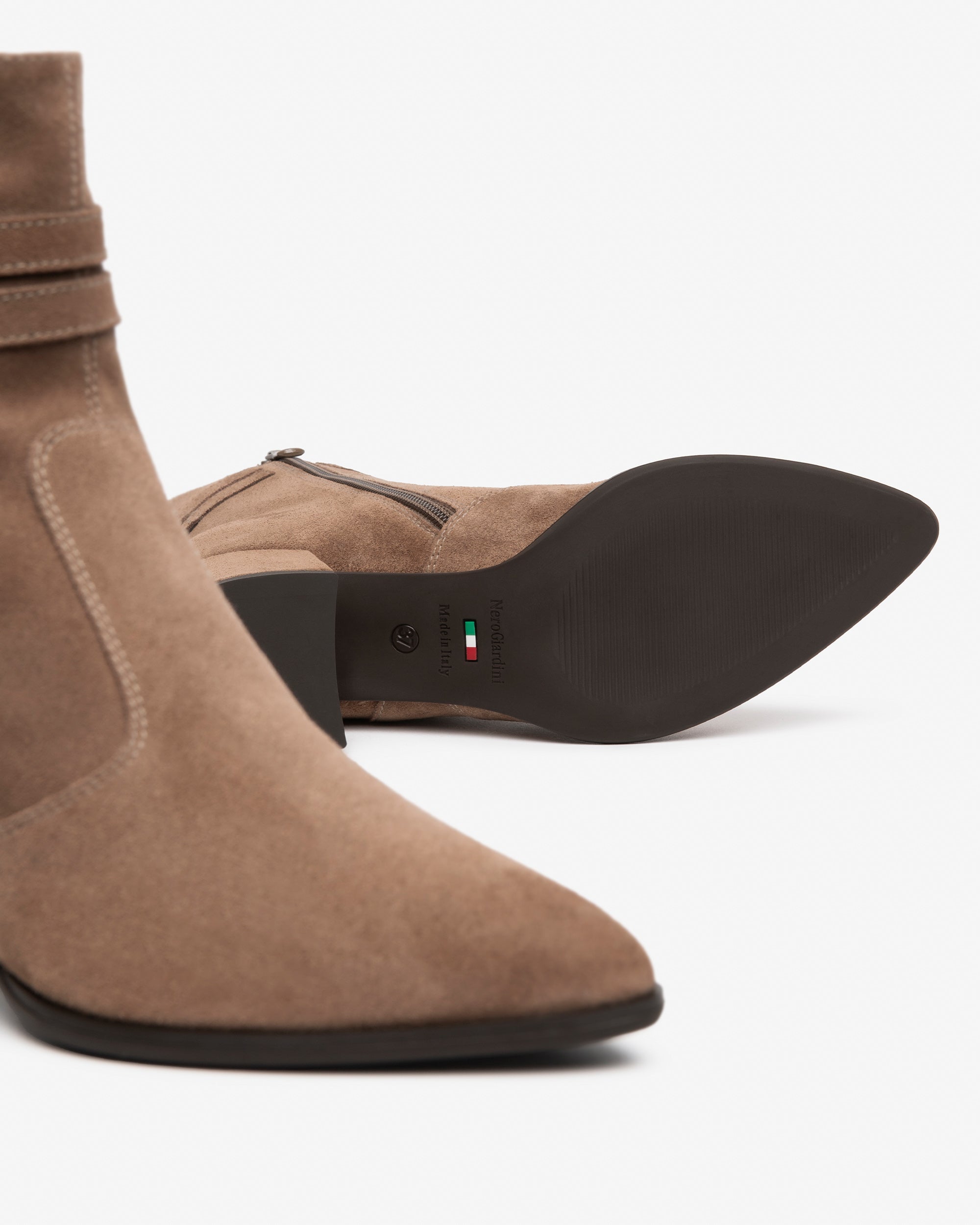 Nero Giardini Ankle Booties bottines daim femme talon 6 cm