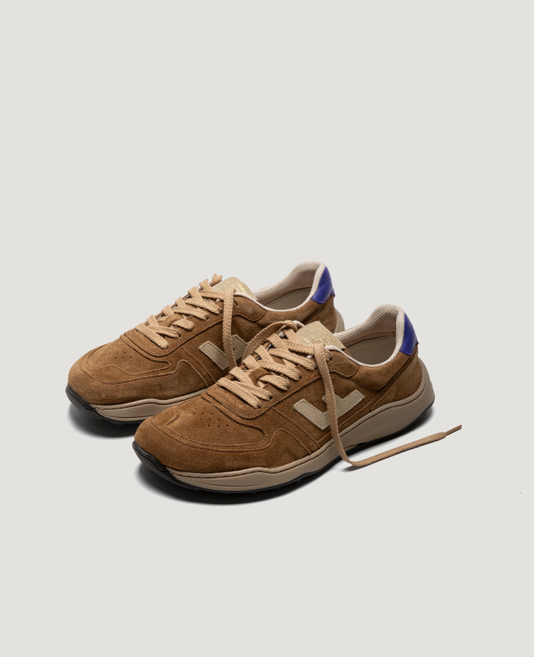 Flamingos Life Zero Drop Suede sneaker barefoot cuir rusty