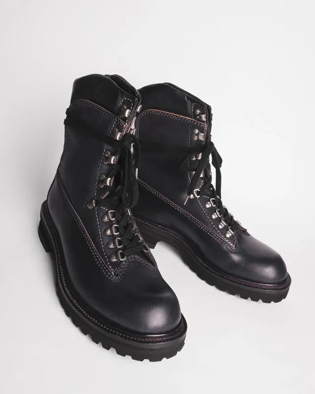 Premiata 004 boots homme cuir cordovan