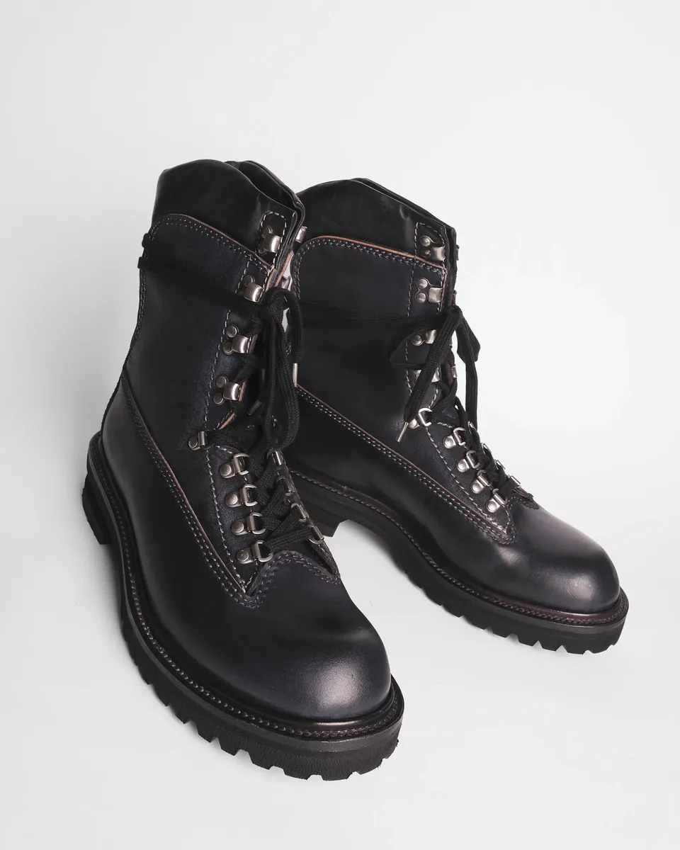 Premiata 004 boots homme cuir cordovan