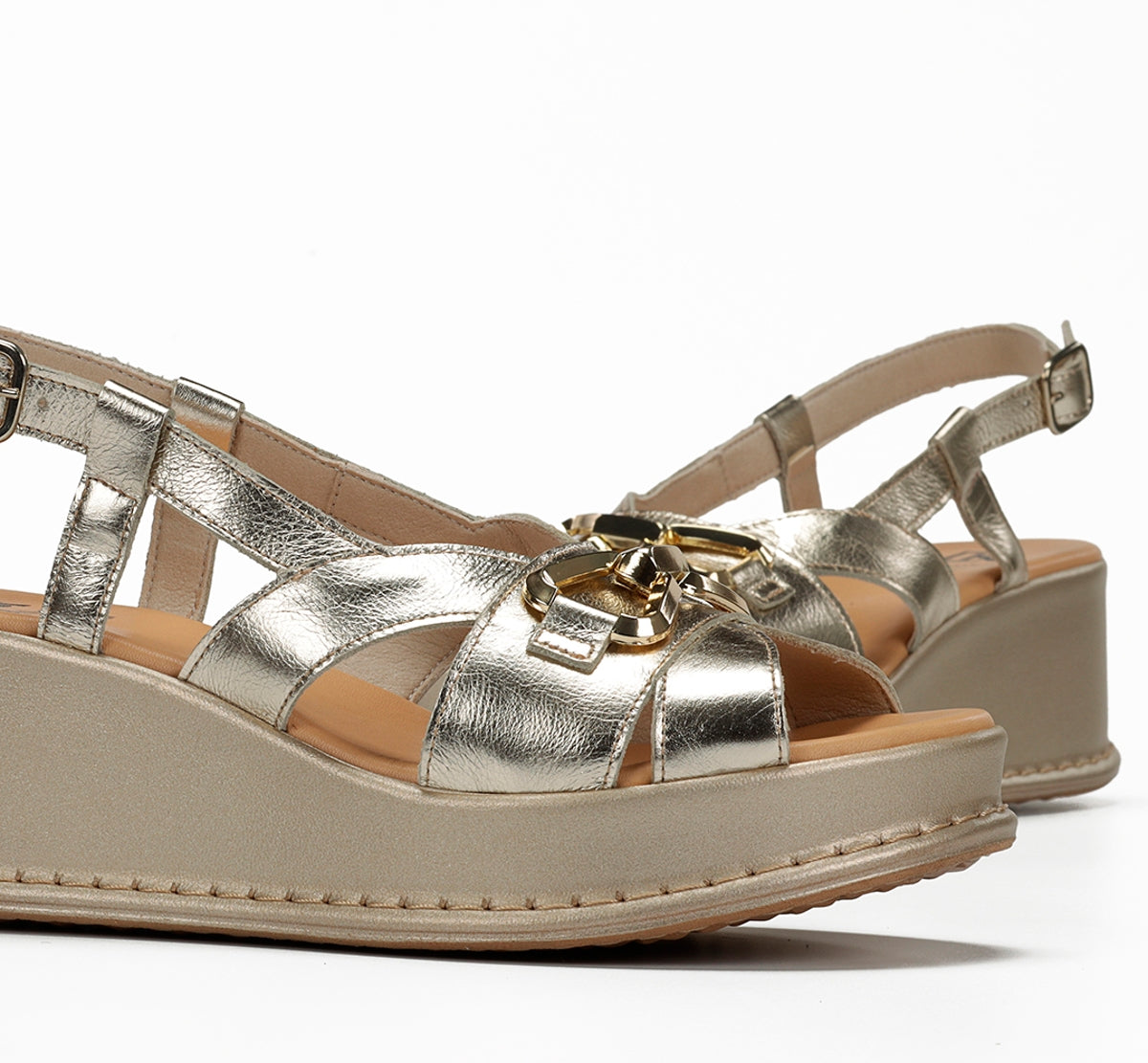 Dorking Windy D9651 sandales femme dorées cuir