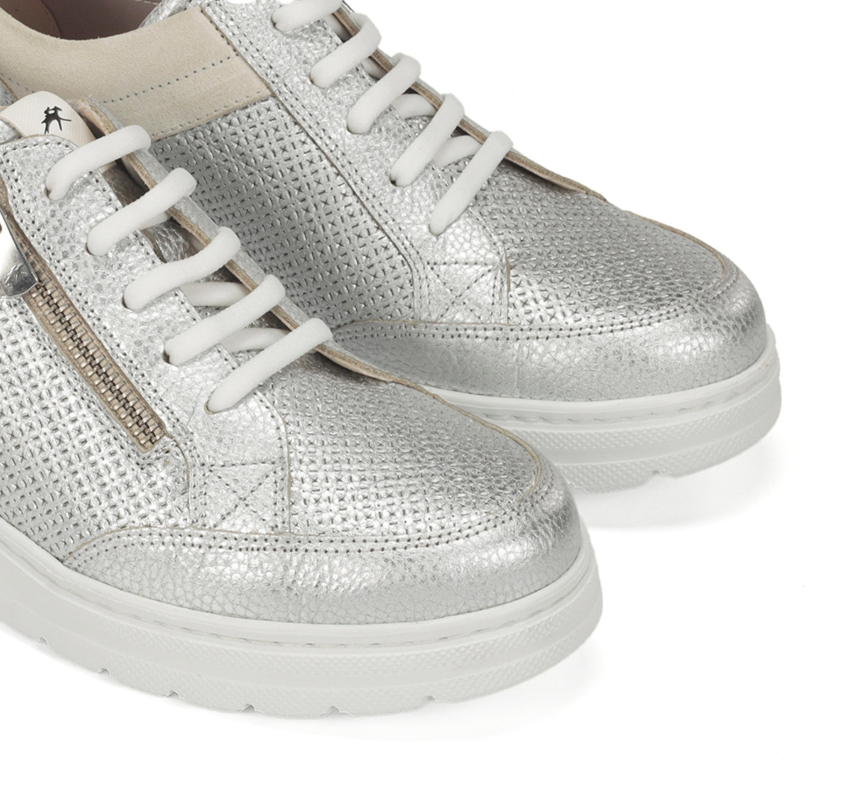 Fluchos Aqua F2173 basket argent compensée femme