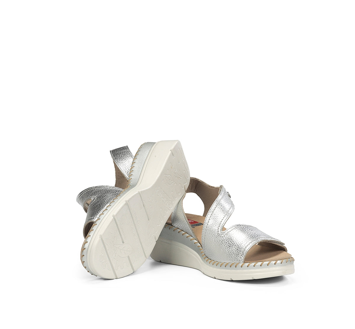 Fluchos Leza F2137 Sandales Argent Femme Confort