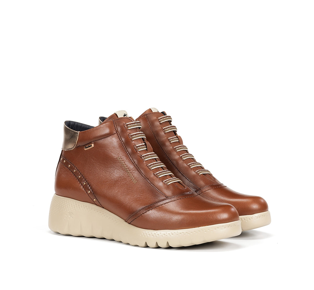 Fluchos Live F2246 bottines femme marron cuir