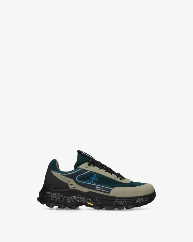 Premiata Devin 502 sneakers homme pétrole Vibram