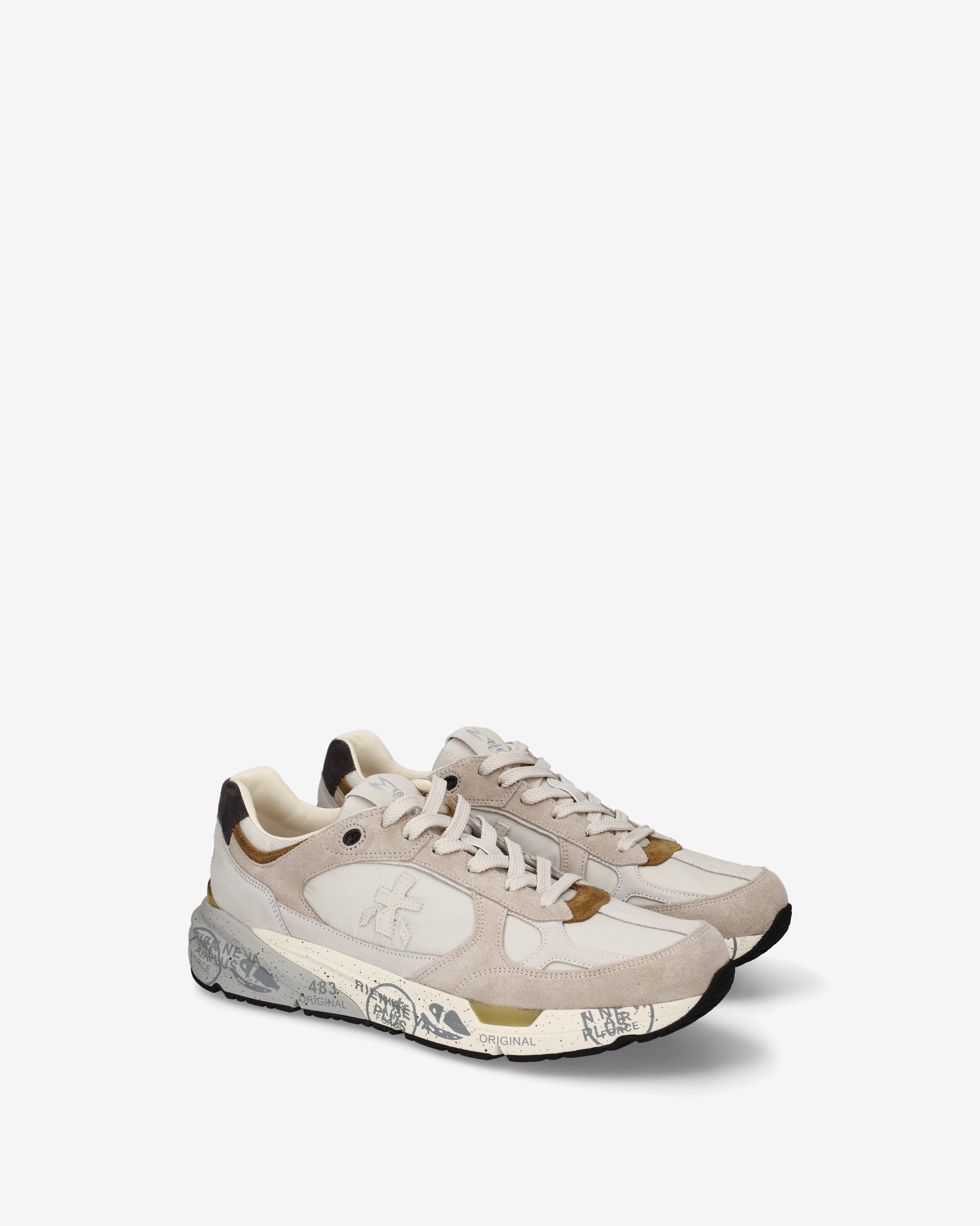 Premiata Mase25 8425 baskets crème cuir