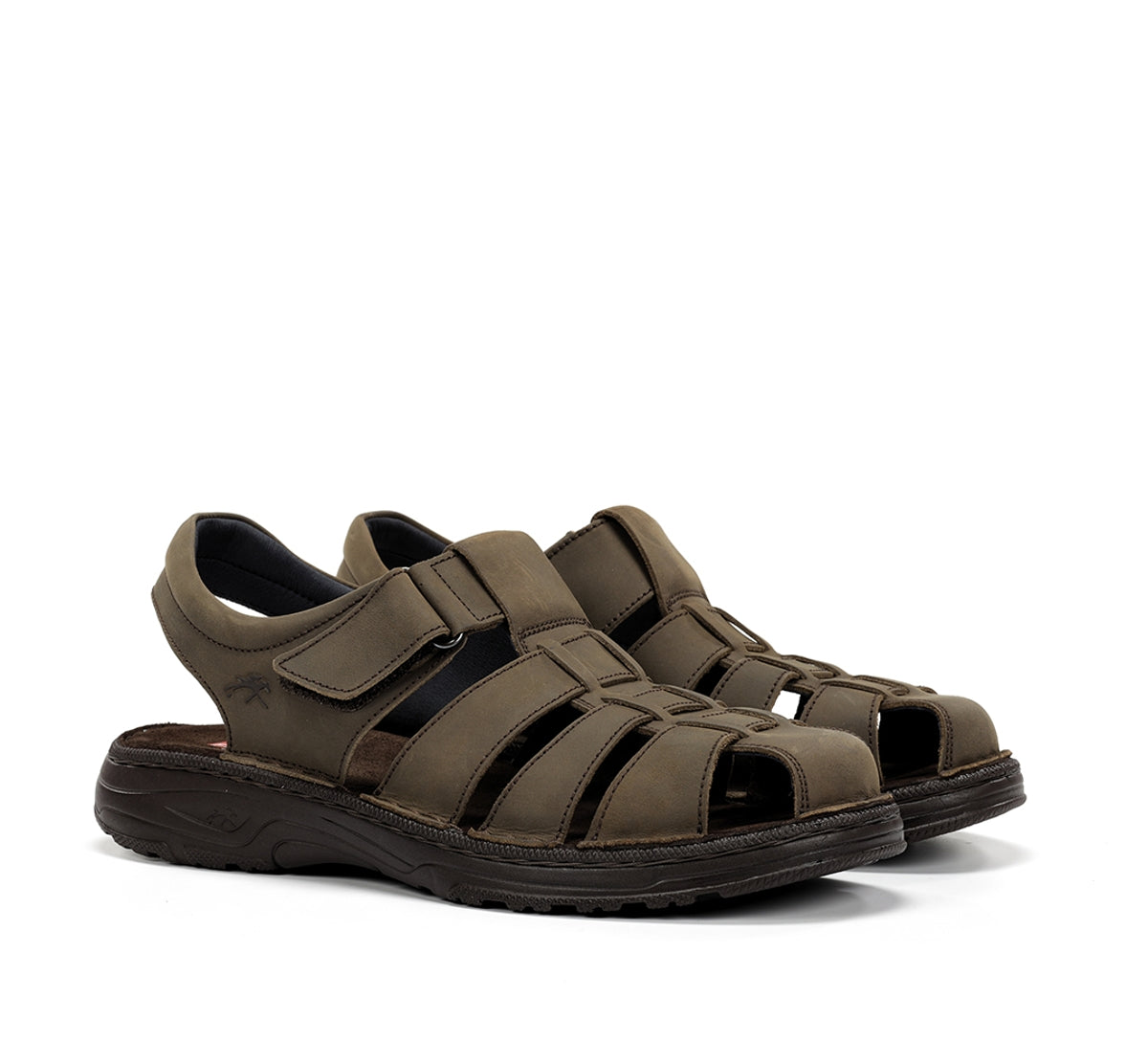 Fluchos Azores F2198 Sandales Homme Vert Velcro