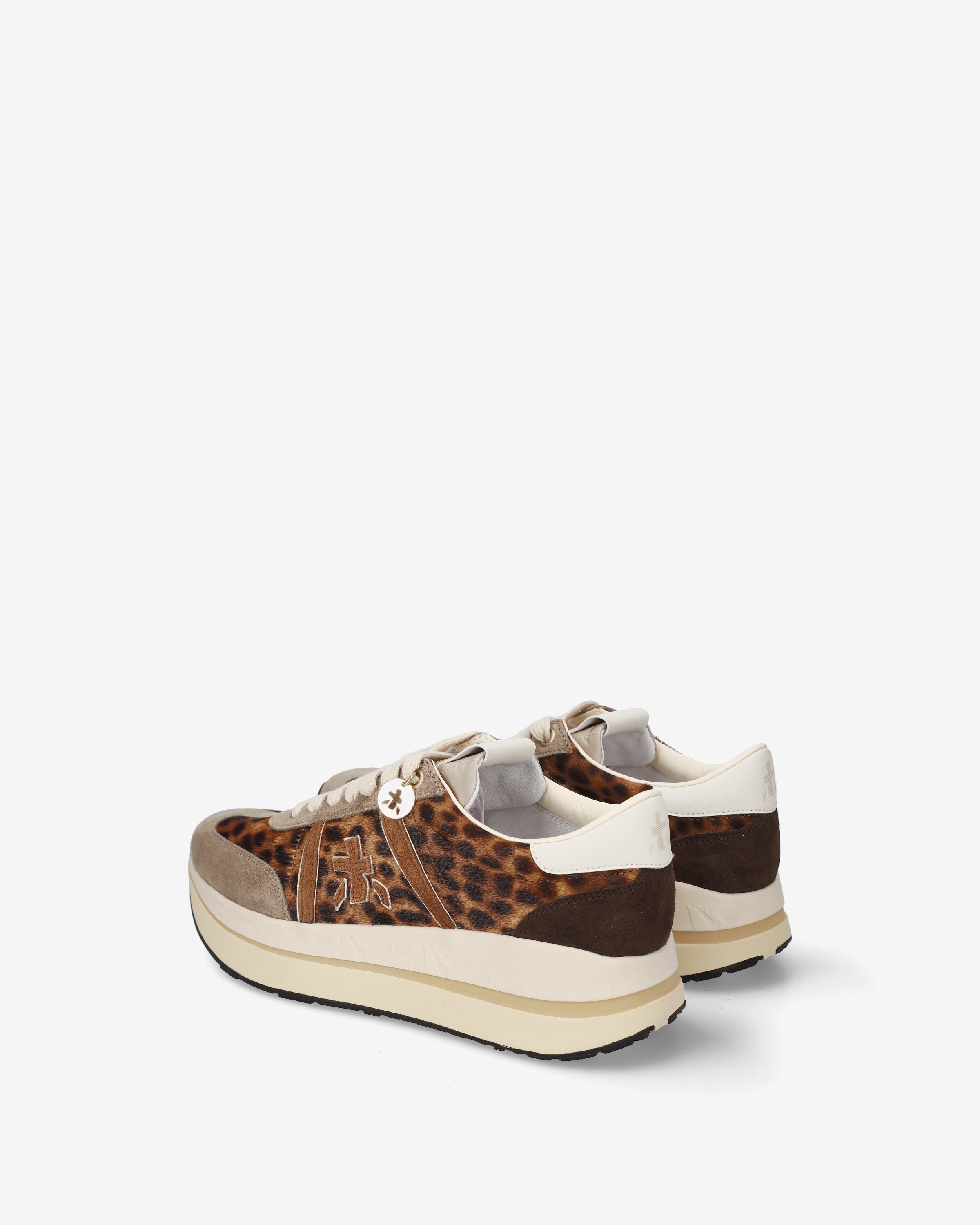 Premiata Bethcoin 8701 sneakers femme cuir imprimé animal
