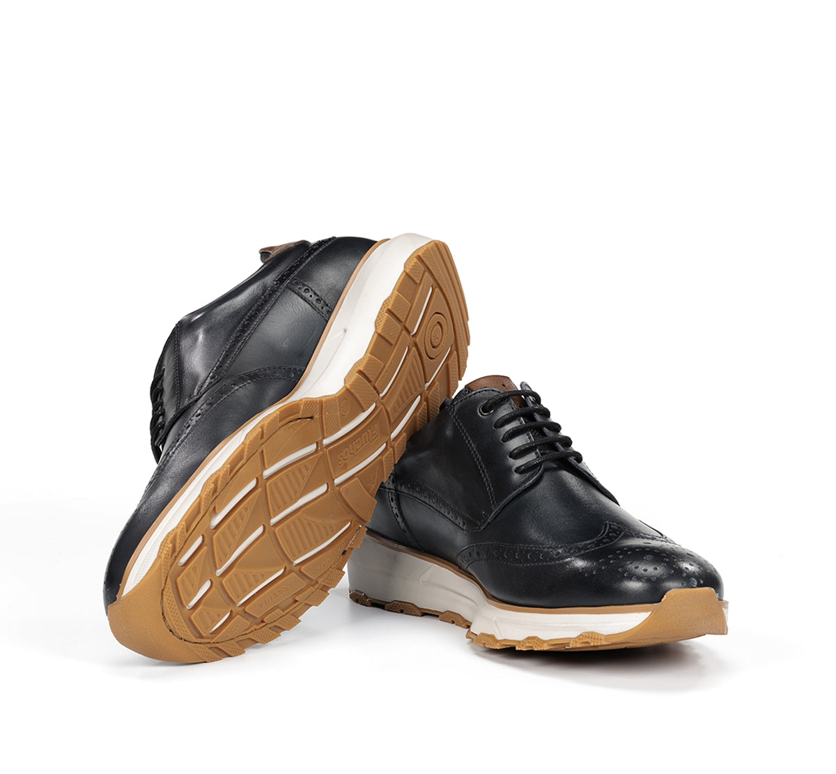Fluchos Walter F2080 chaussures homme bleues cuir
