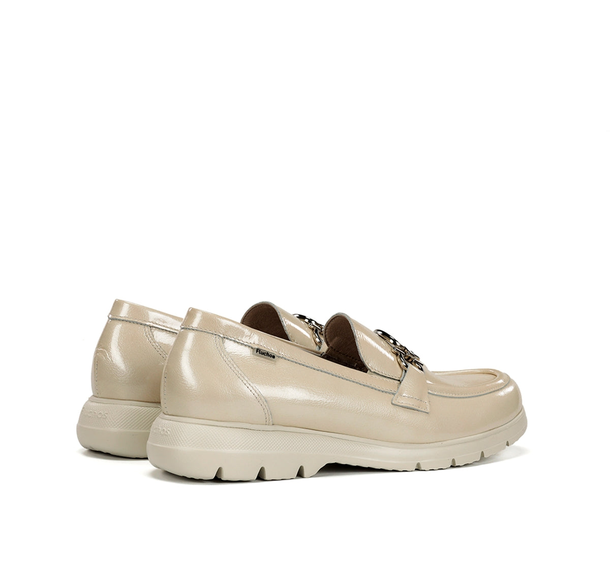 Fluchos Gladis F2282 mocassins femme taupe confort