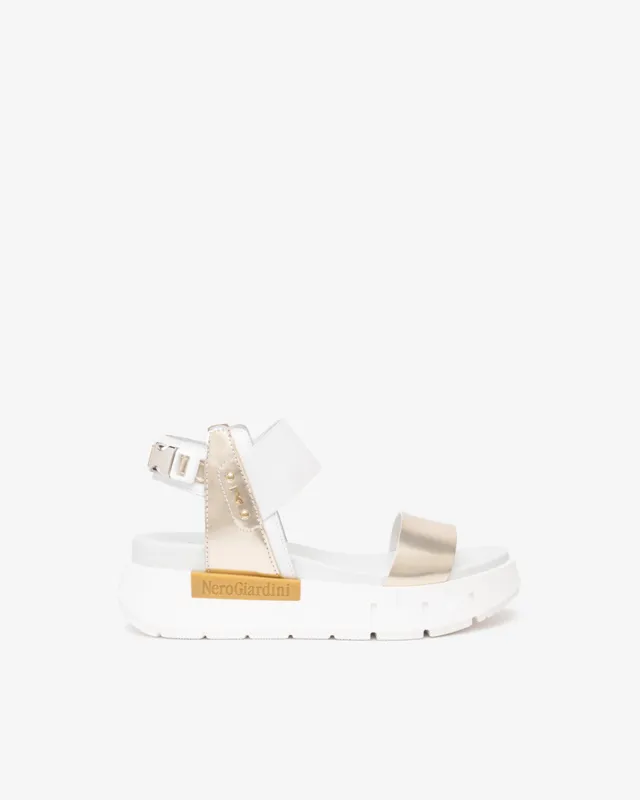 Nero Giardini Sandals sandales cuir femme tissu