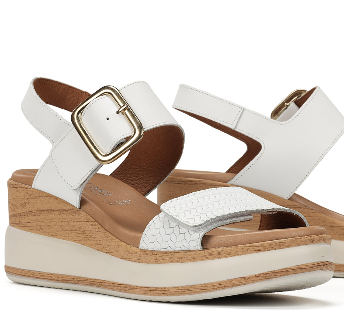 Fluchos Dorking Prince D9642 sandale blanche plateforme