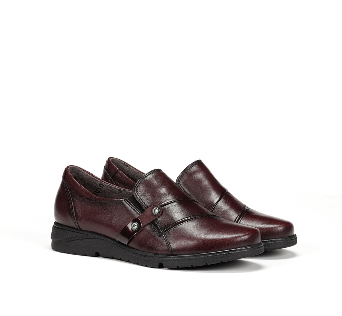 Fluchos Styll F1567 chaussures bordeaux femme cuir