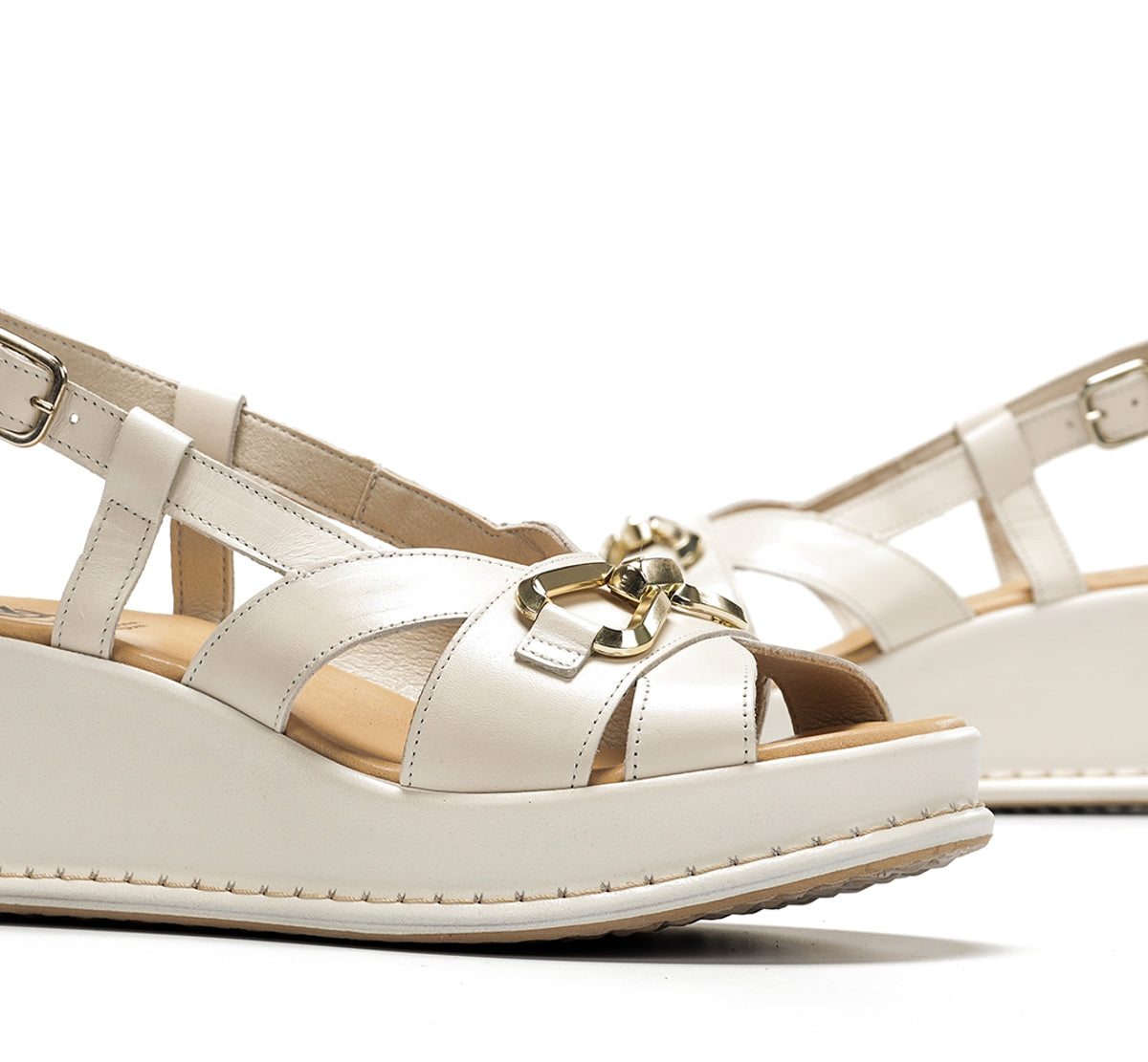 Dorking Windy D9651 sandale taupe plateforme femme