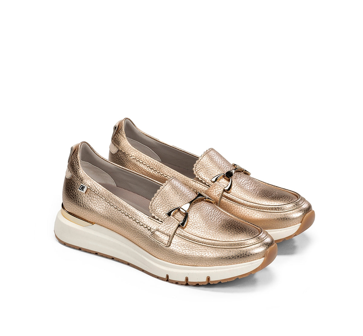 Dorking Serena D9047 mocassin femme doré sport
