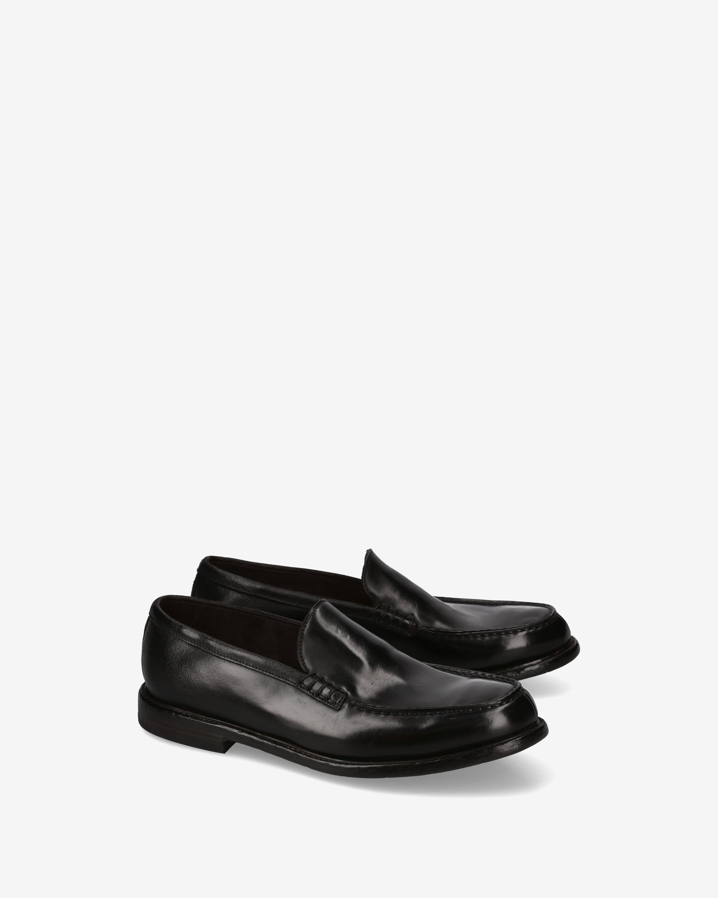 Premiata Loafers Penny mocassins cuir noir cordovan