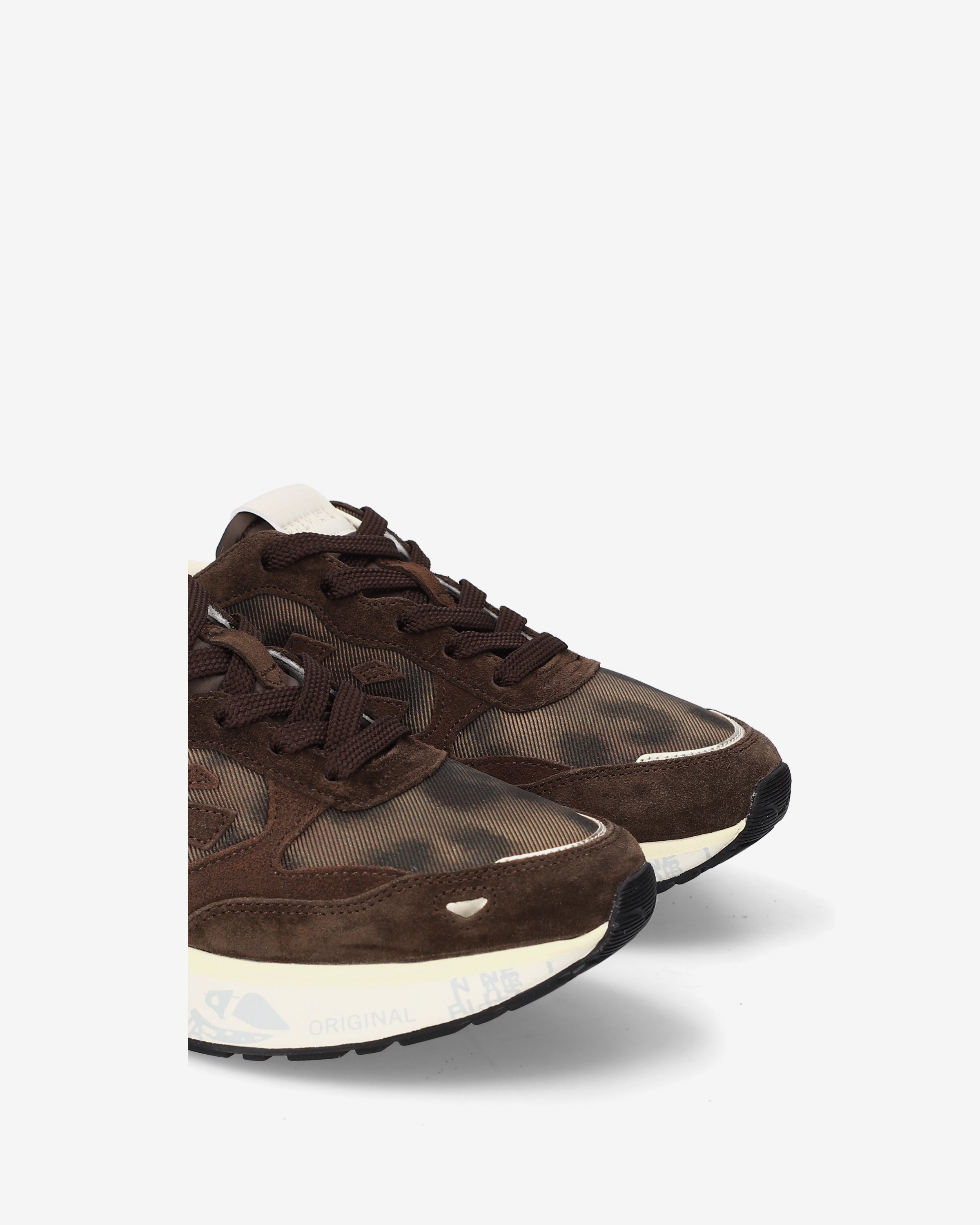 Premiata Lauryn 8548 sneakers femme marron imprimé animal